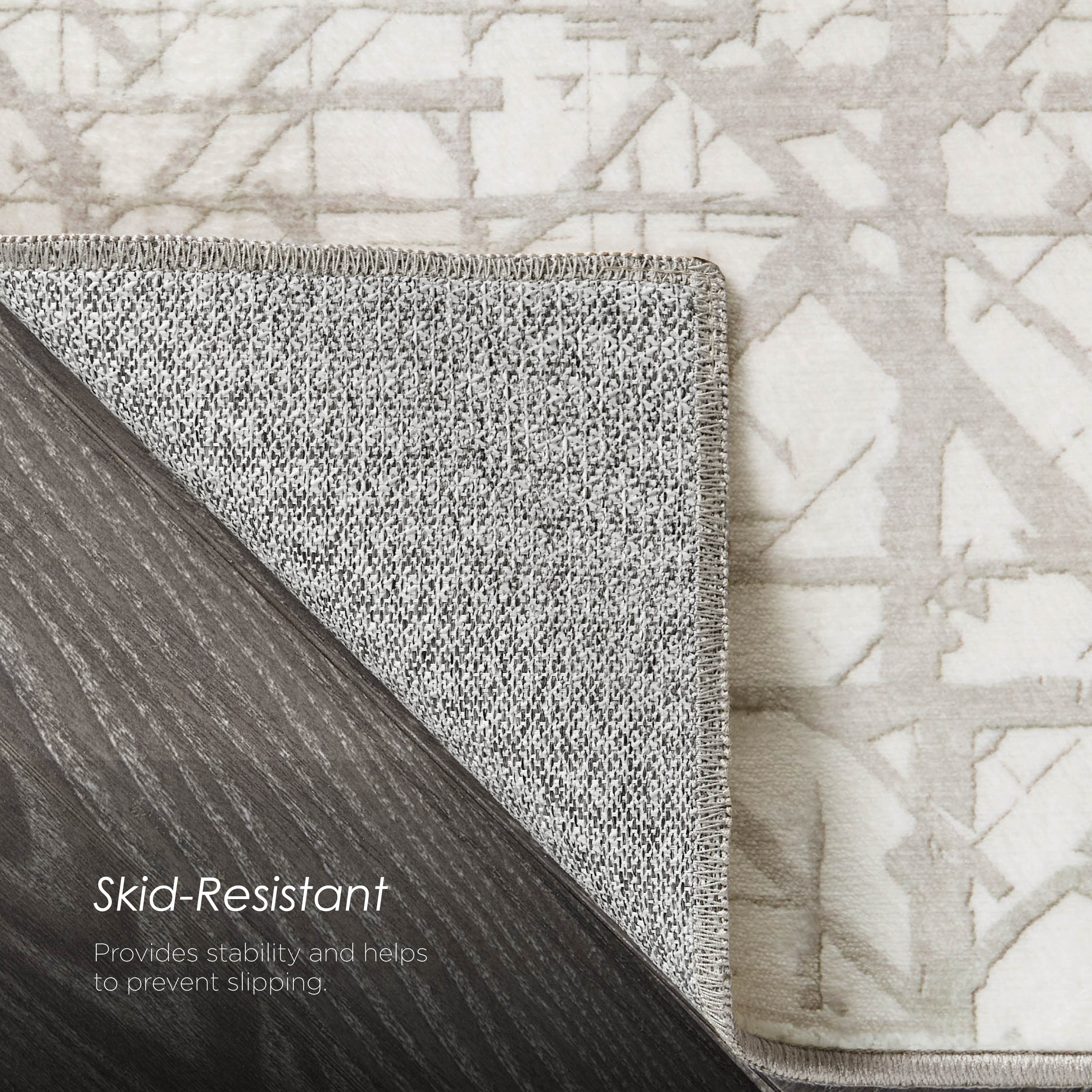 Aria Ivory Dream Mink Printed Chenille Rugs
