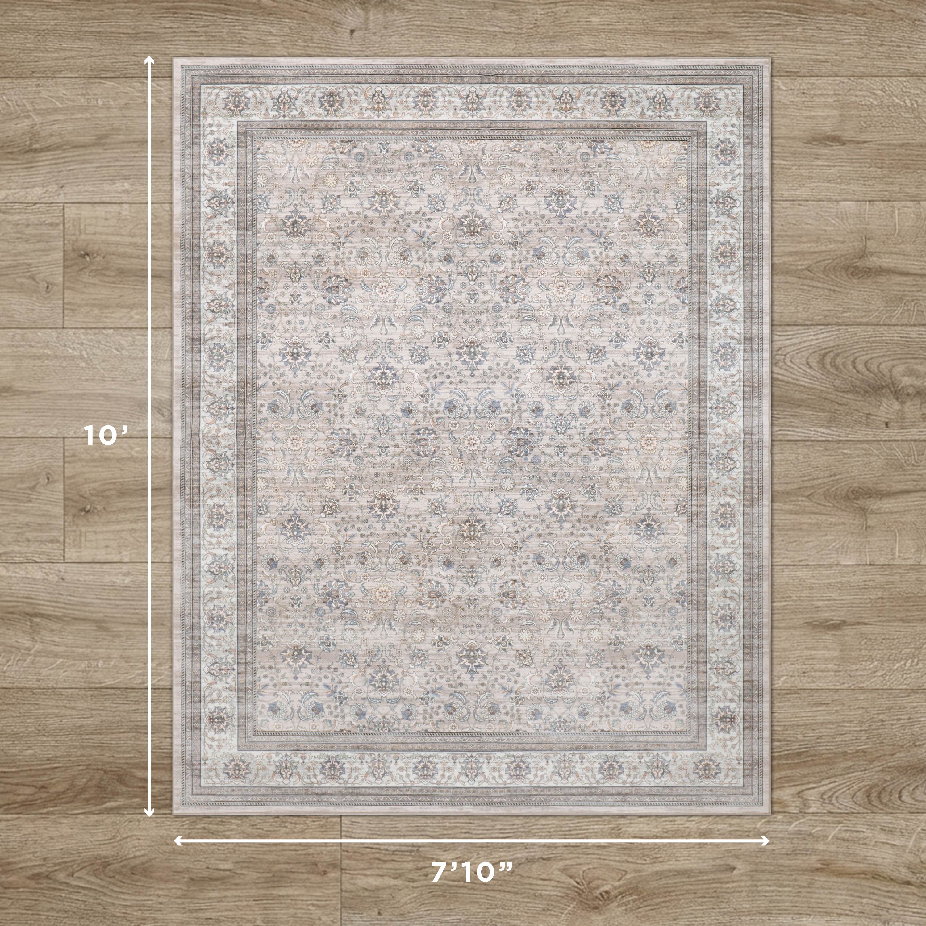 Finley Dream Mink Printed Chenille Rug