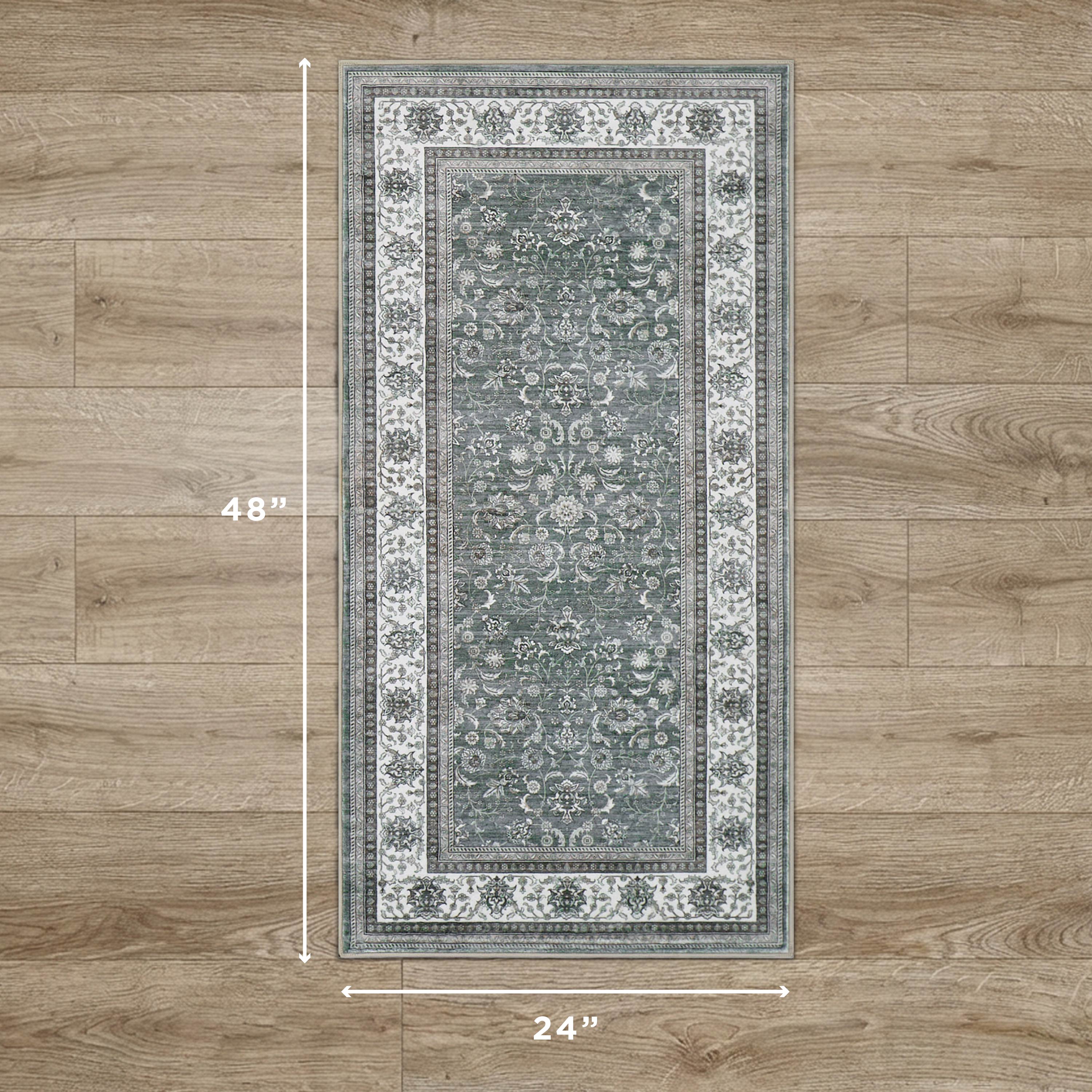 Finley Dream Mink Printed Chenille Rug