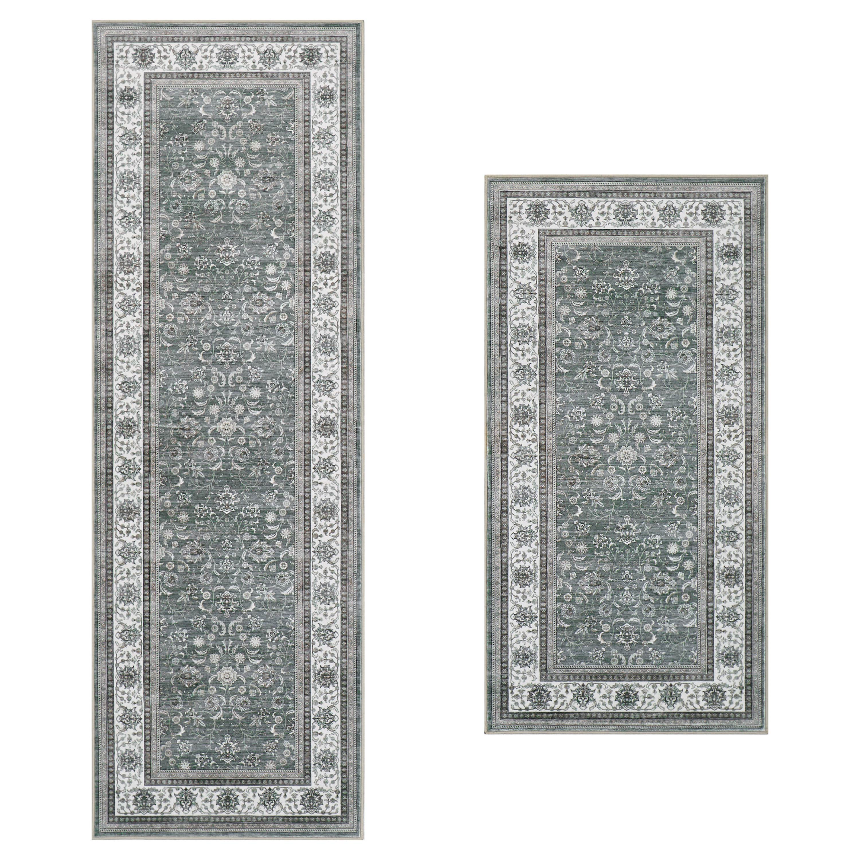 Finley Dream Mink Printed Chenille Rug