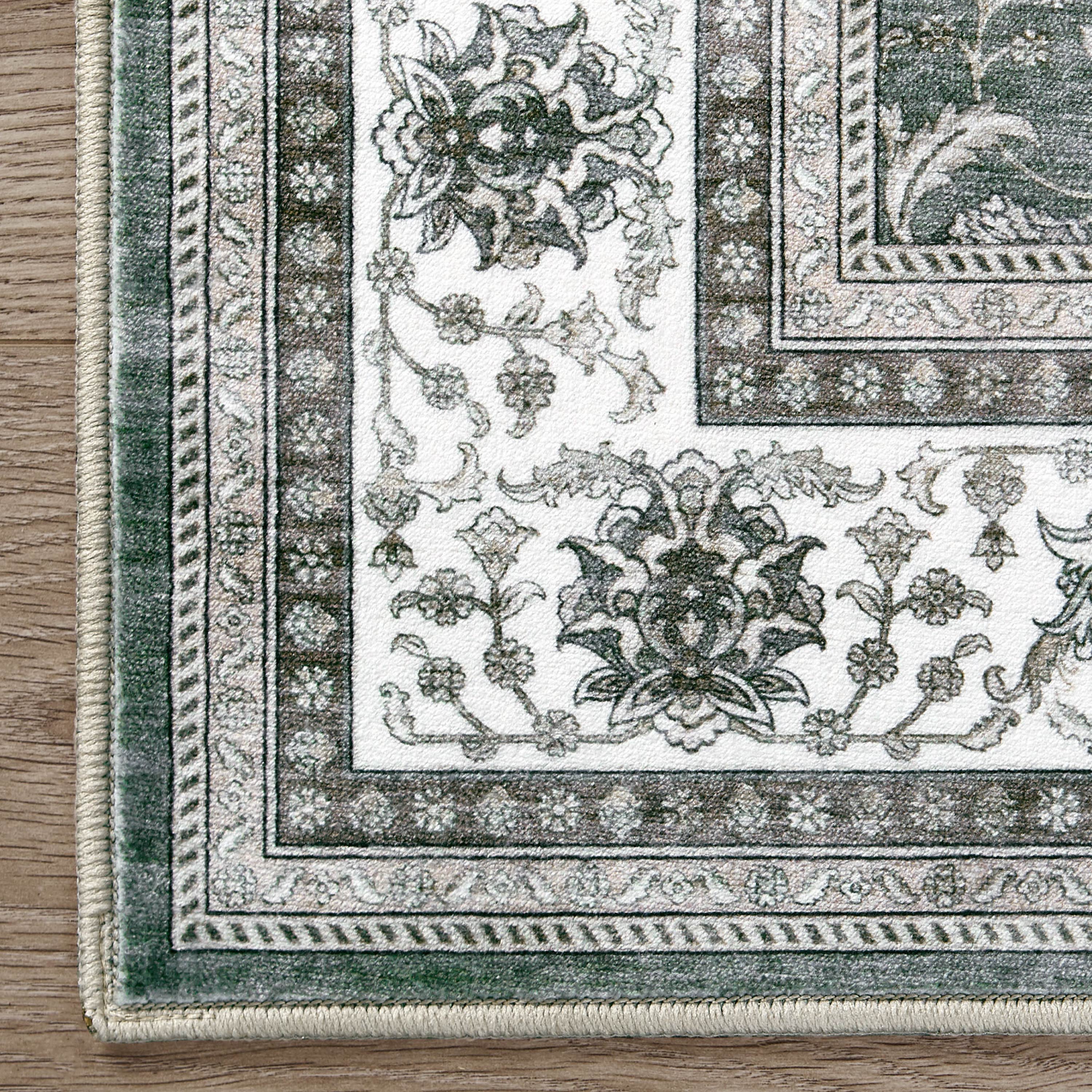 Finley Dream Mink Printed Chenille Rug