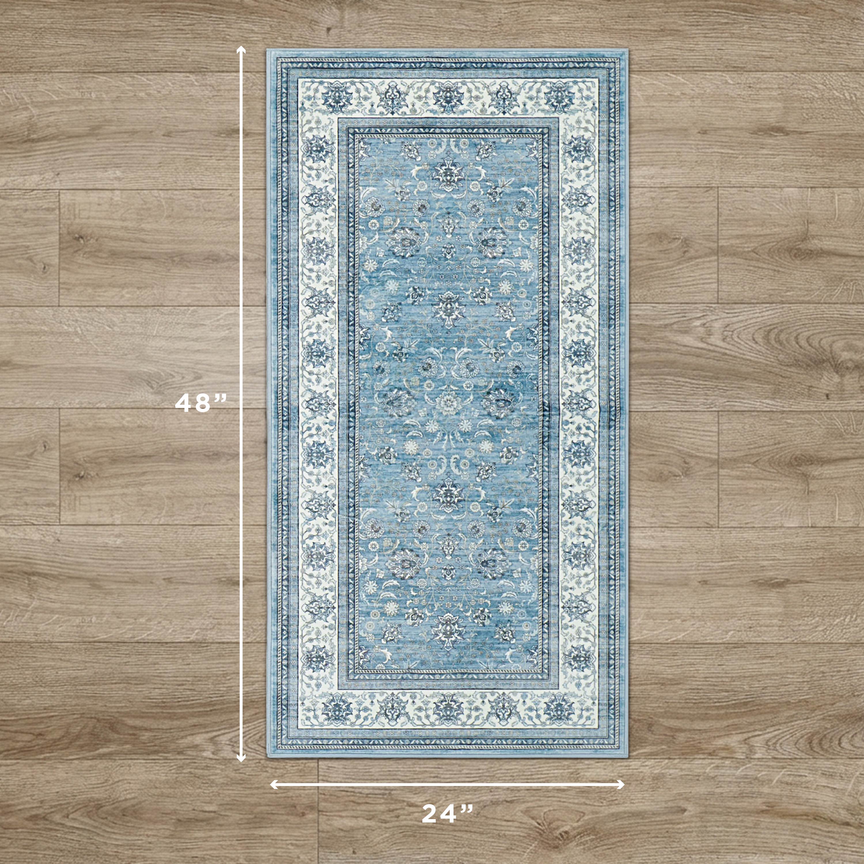 Finley Dream Mink Printed Chenille Rug