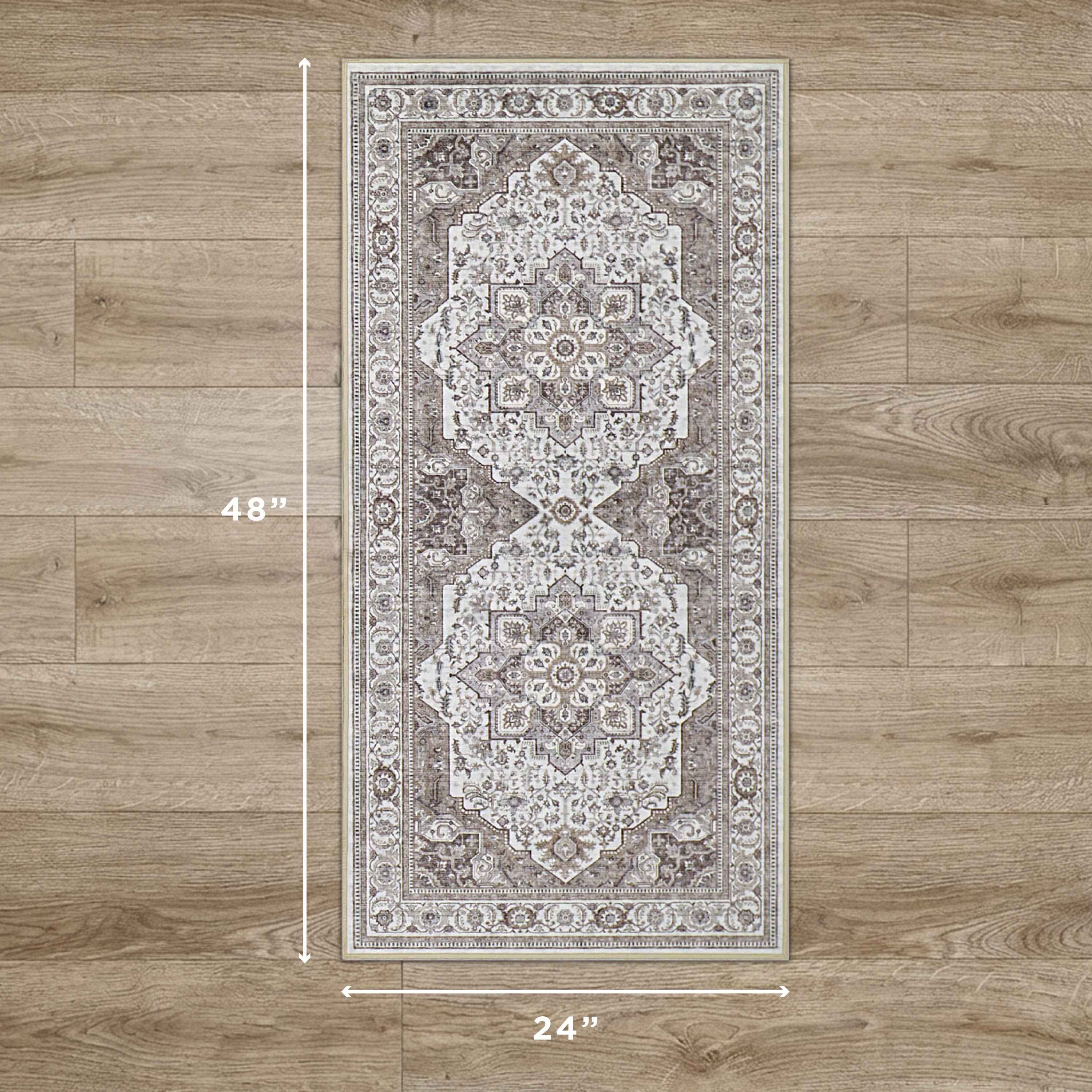 Rylan Dream Mink Printed Chenille Rugs