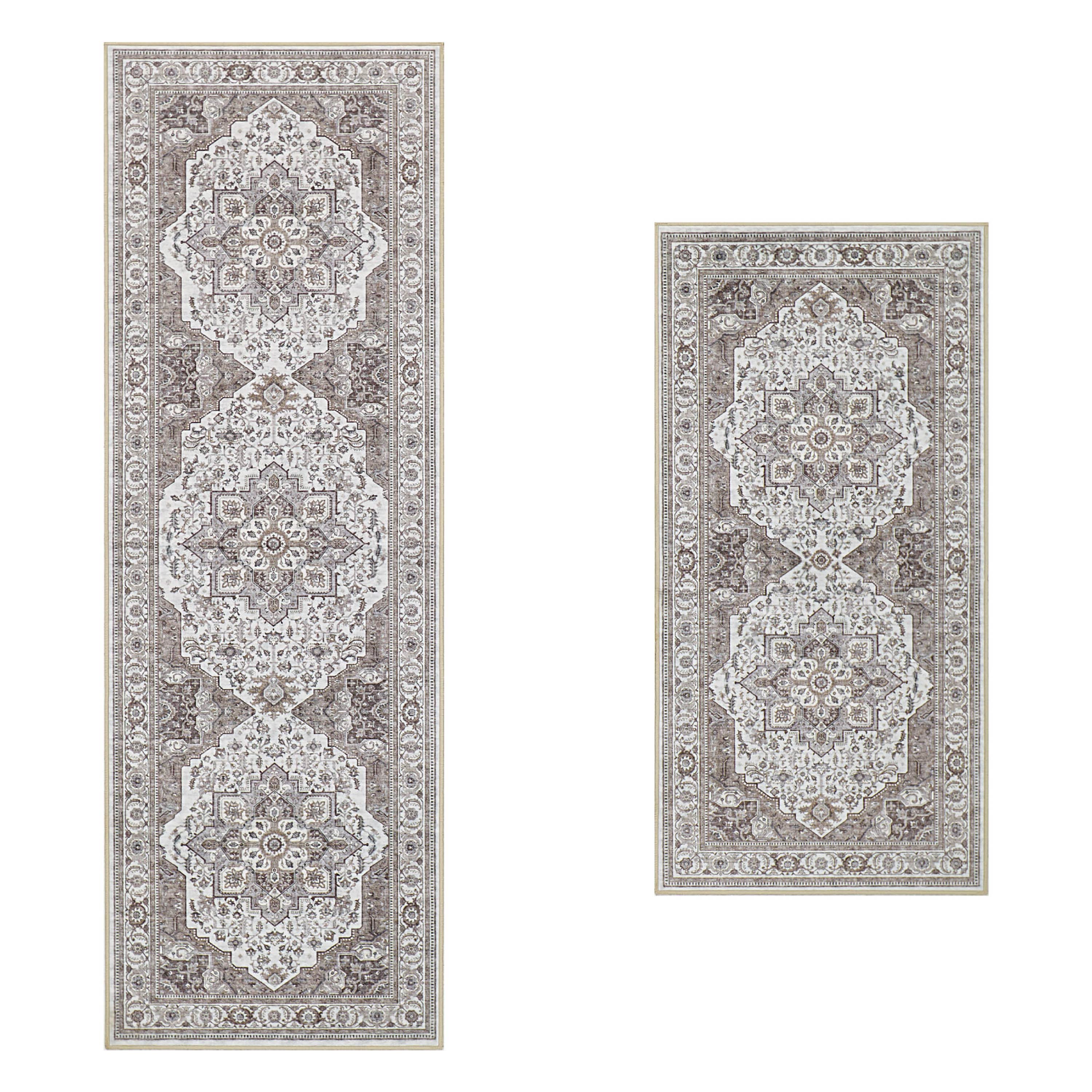 Rylan Dream Mink Printed Chenille Rugs
