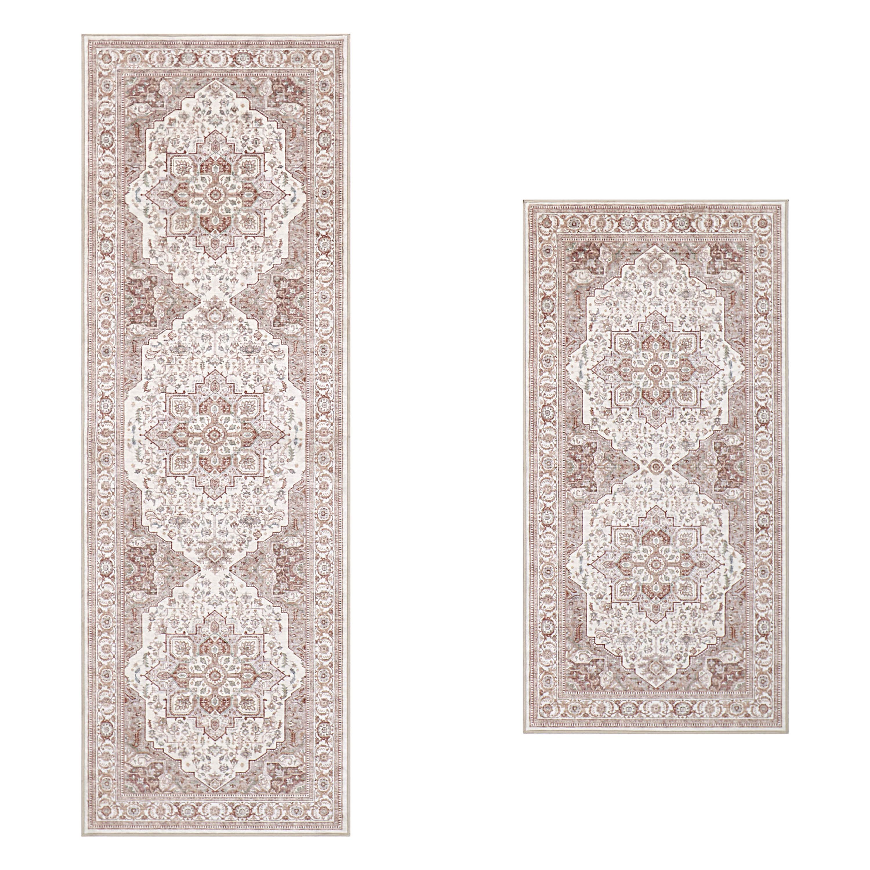 Rylan Dream Mink Printed Chenille Rugs