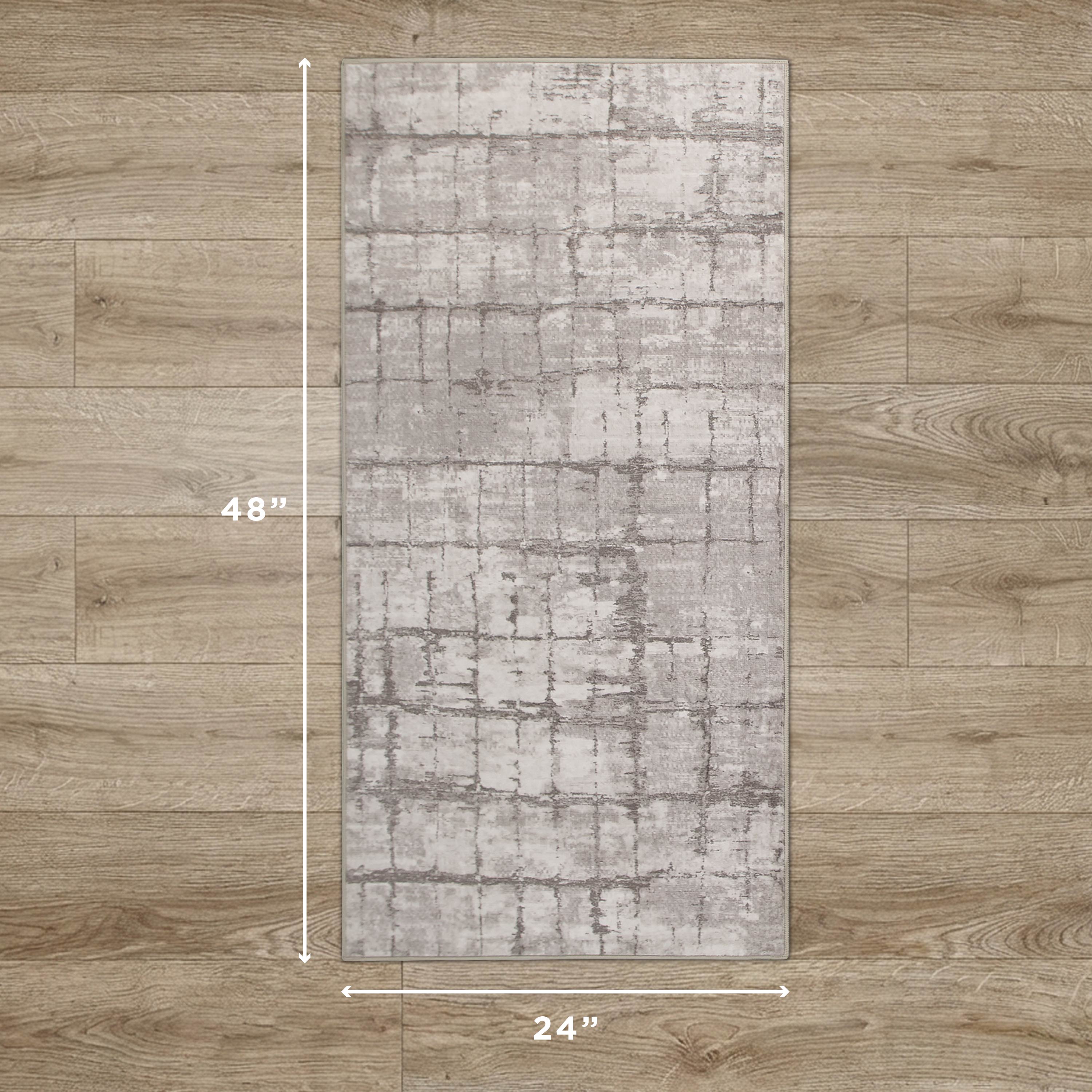 Theo Dream Mink Printed Chenille Rug