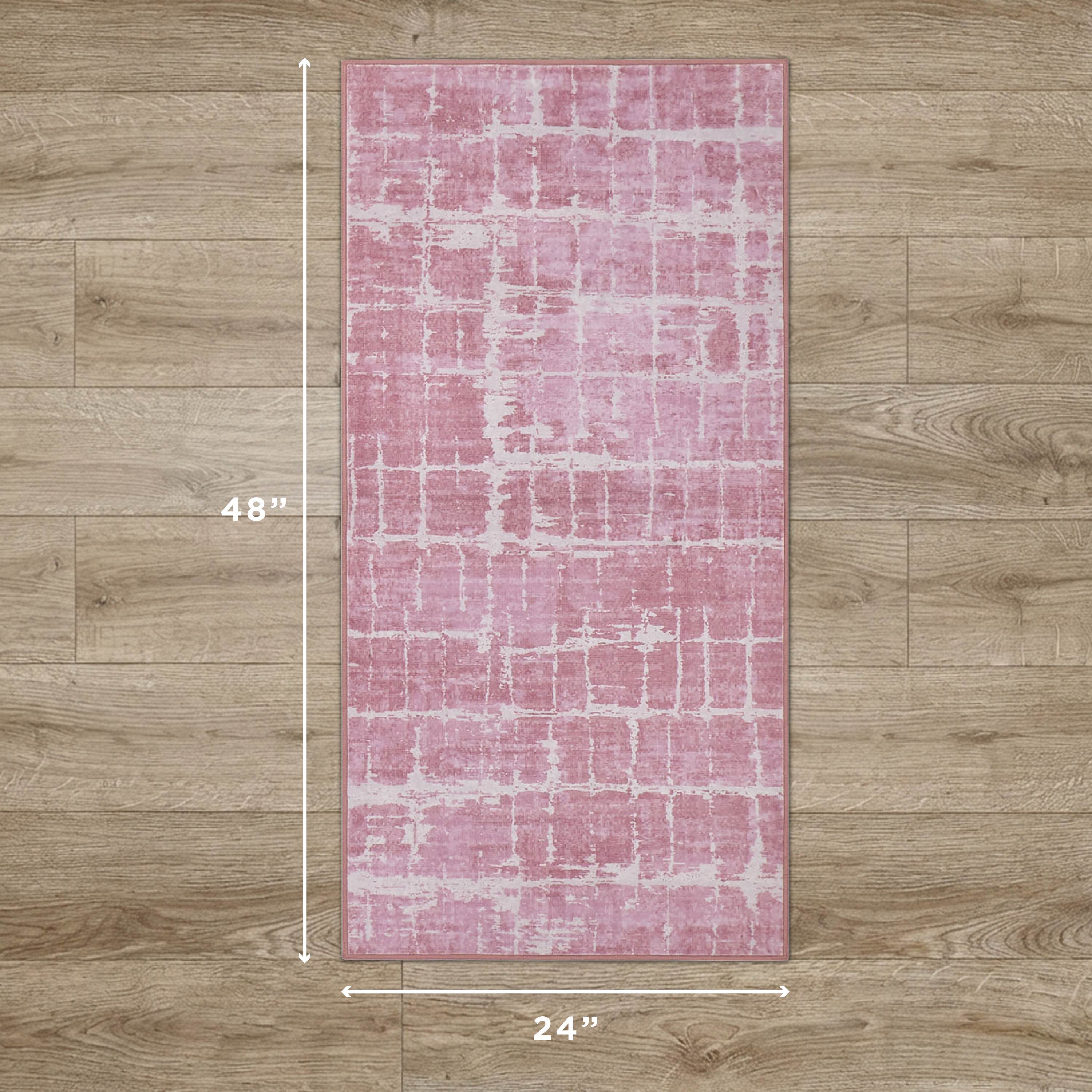 Theo Dream Mink Printed Chenille Rug