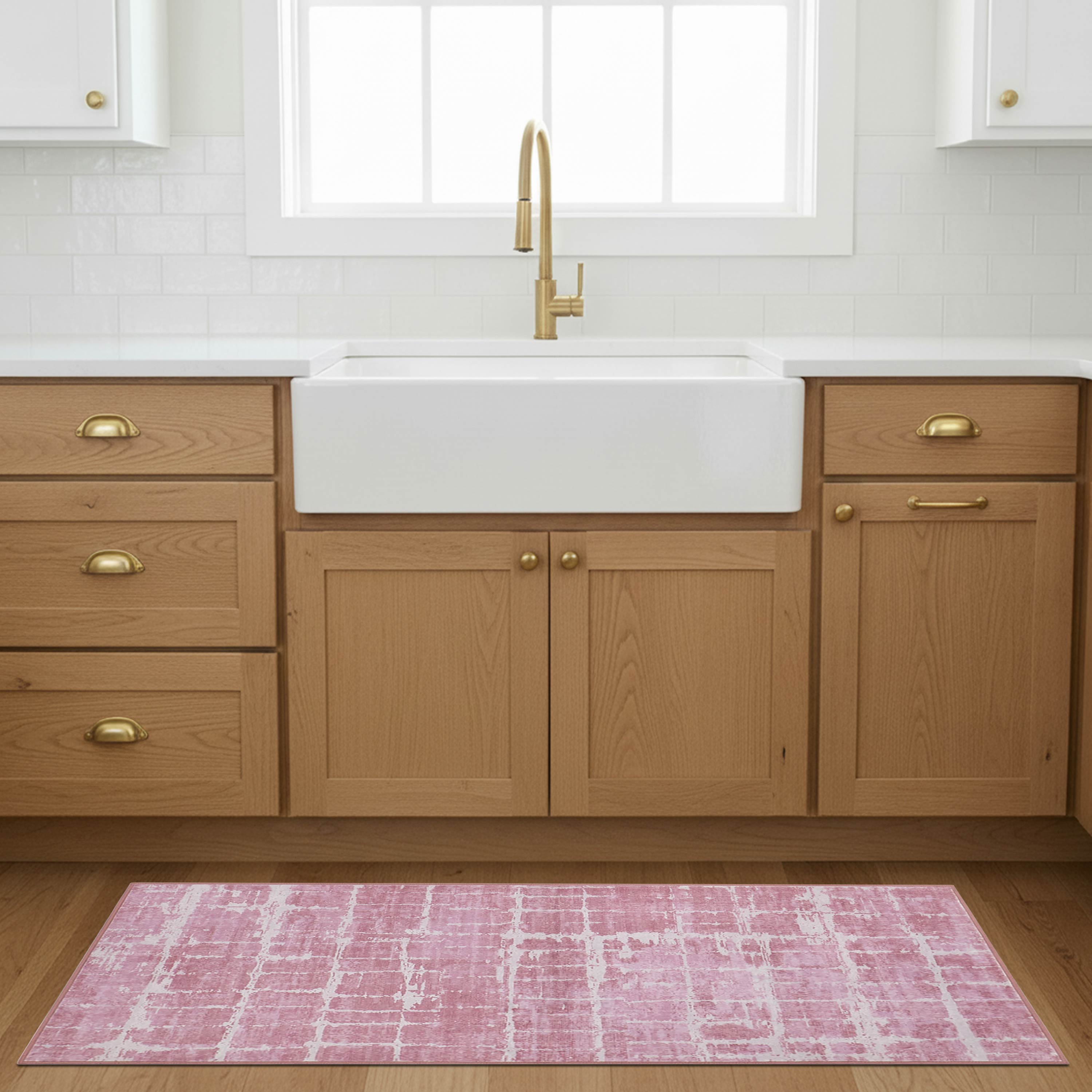 Theo Dream Mink Printed Chenille Rug