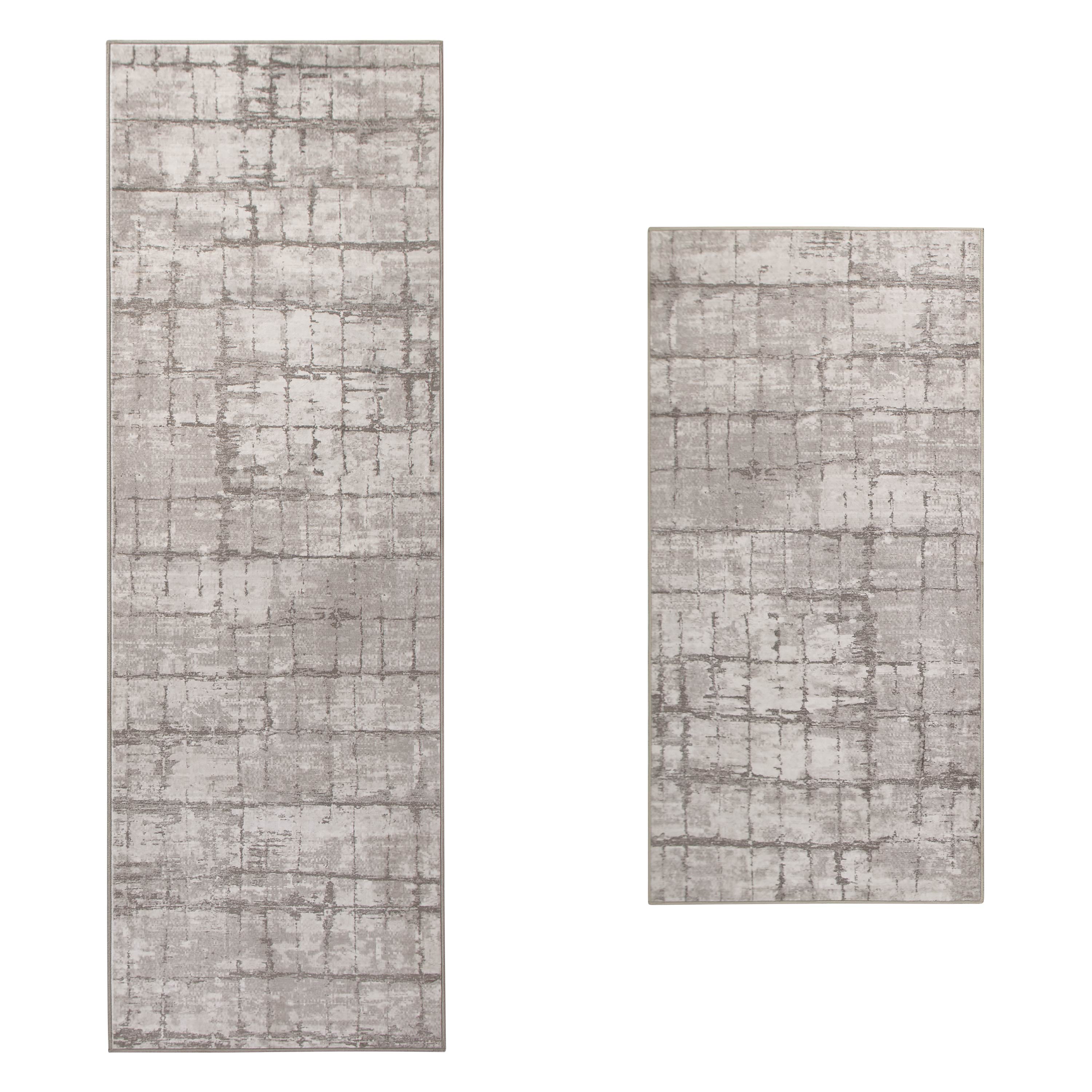 Theo Dream Mink Printed Chenille Rug