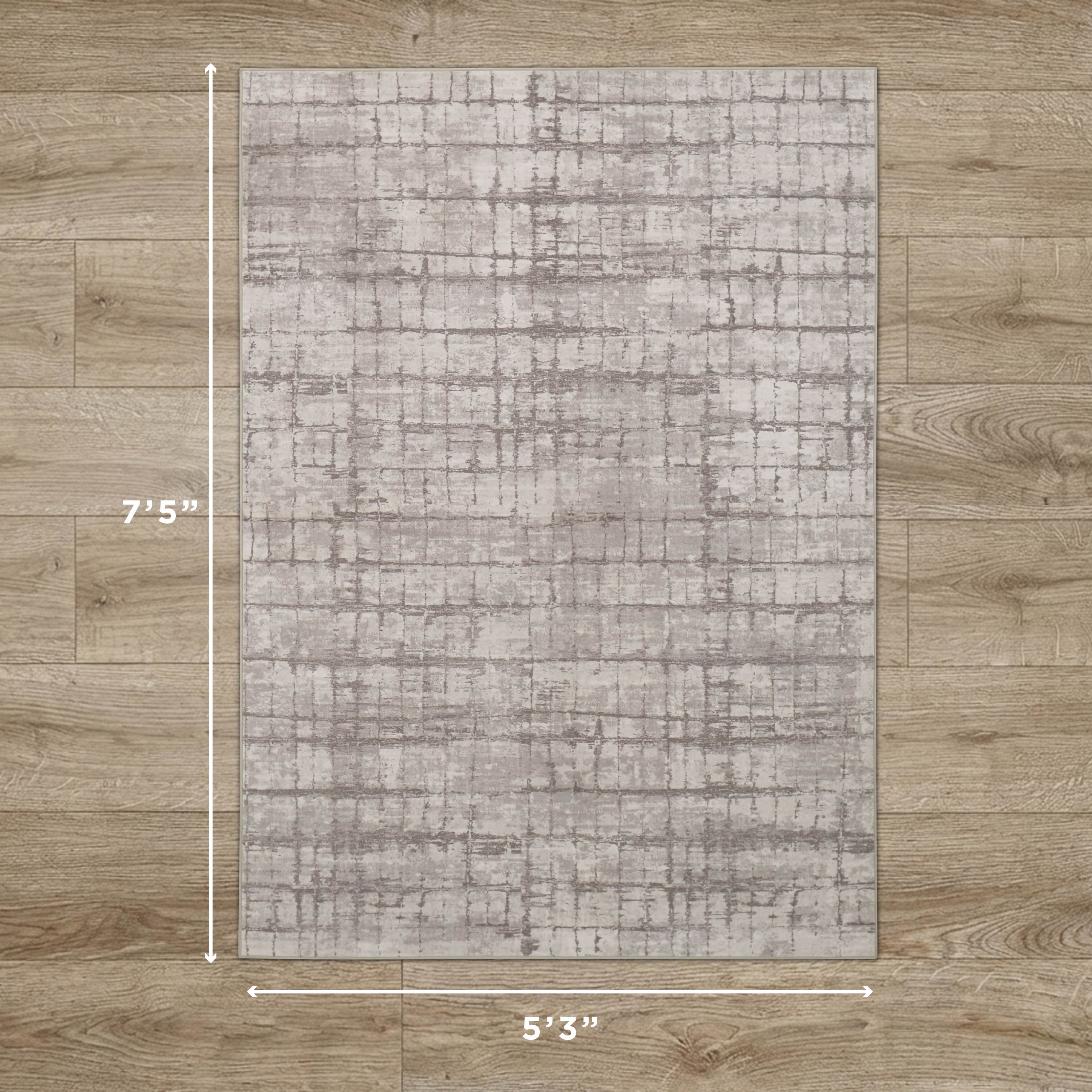 Theo Dream Mink Printed Chenille Rug