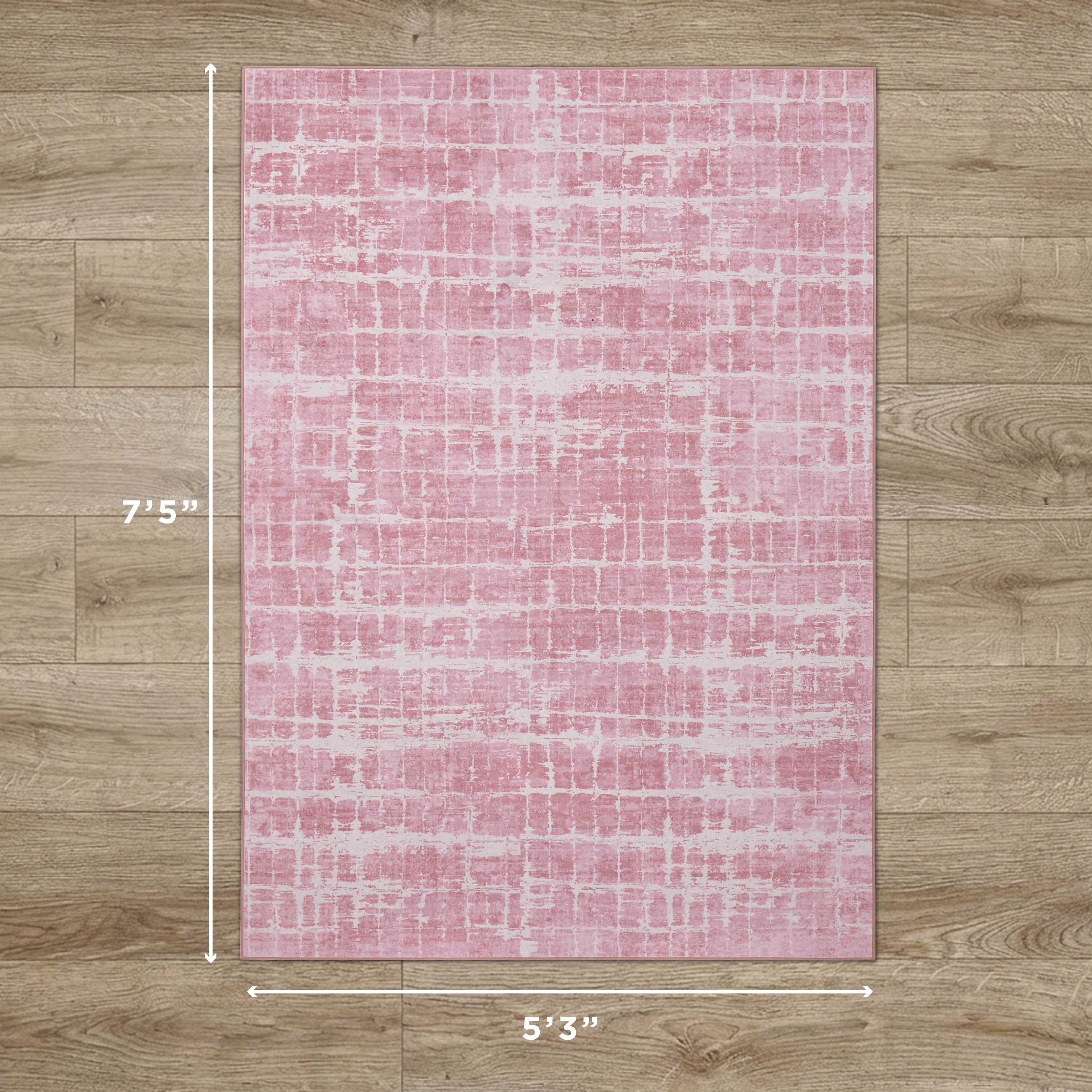 Theo Dream Mink Printed Chenille Rug