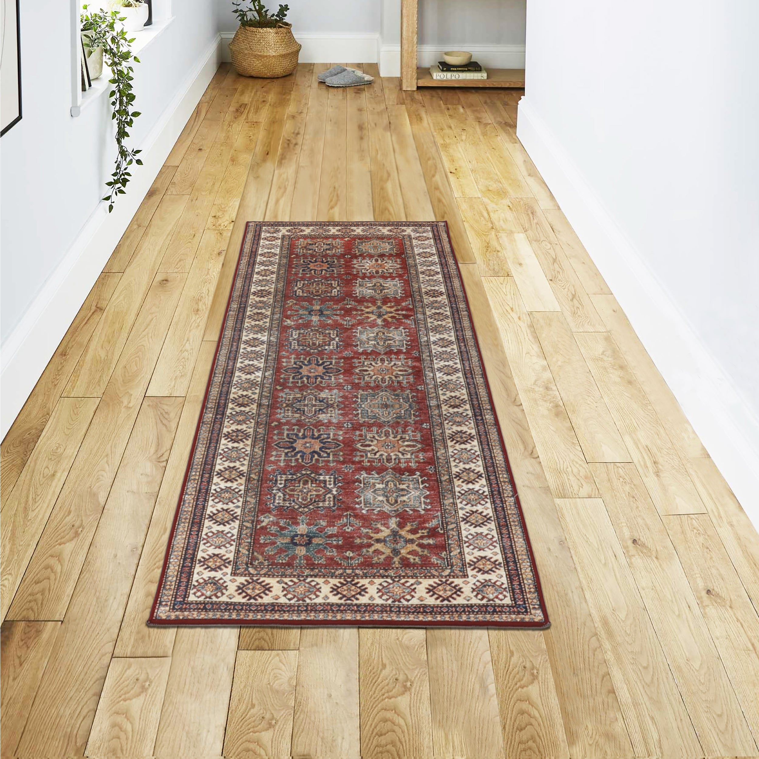 Red Minot Imagine Printed Chenille Rug
