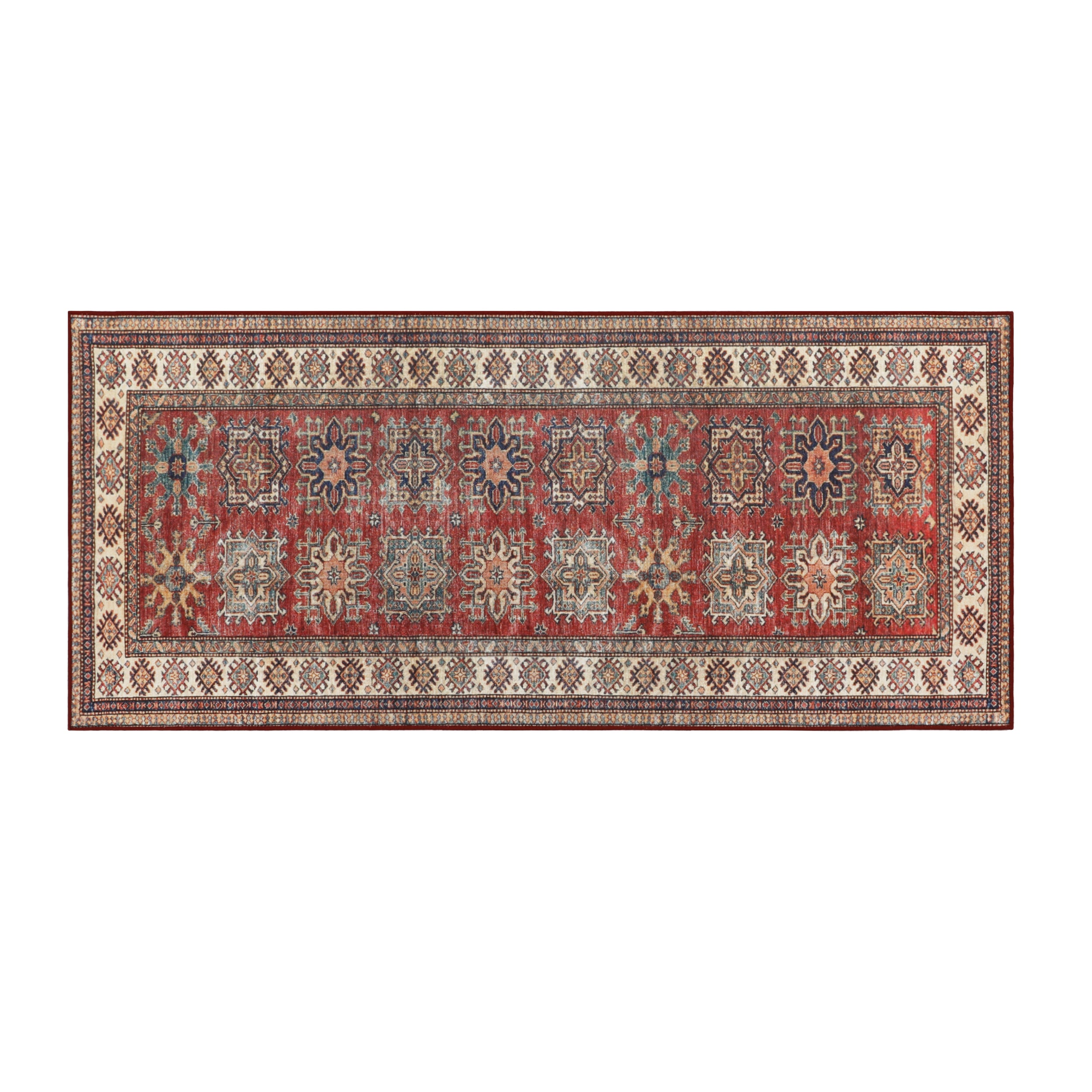 Red Minot Imagine Printed Chenille Rug