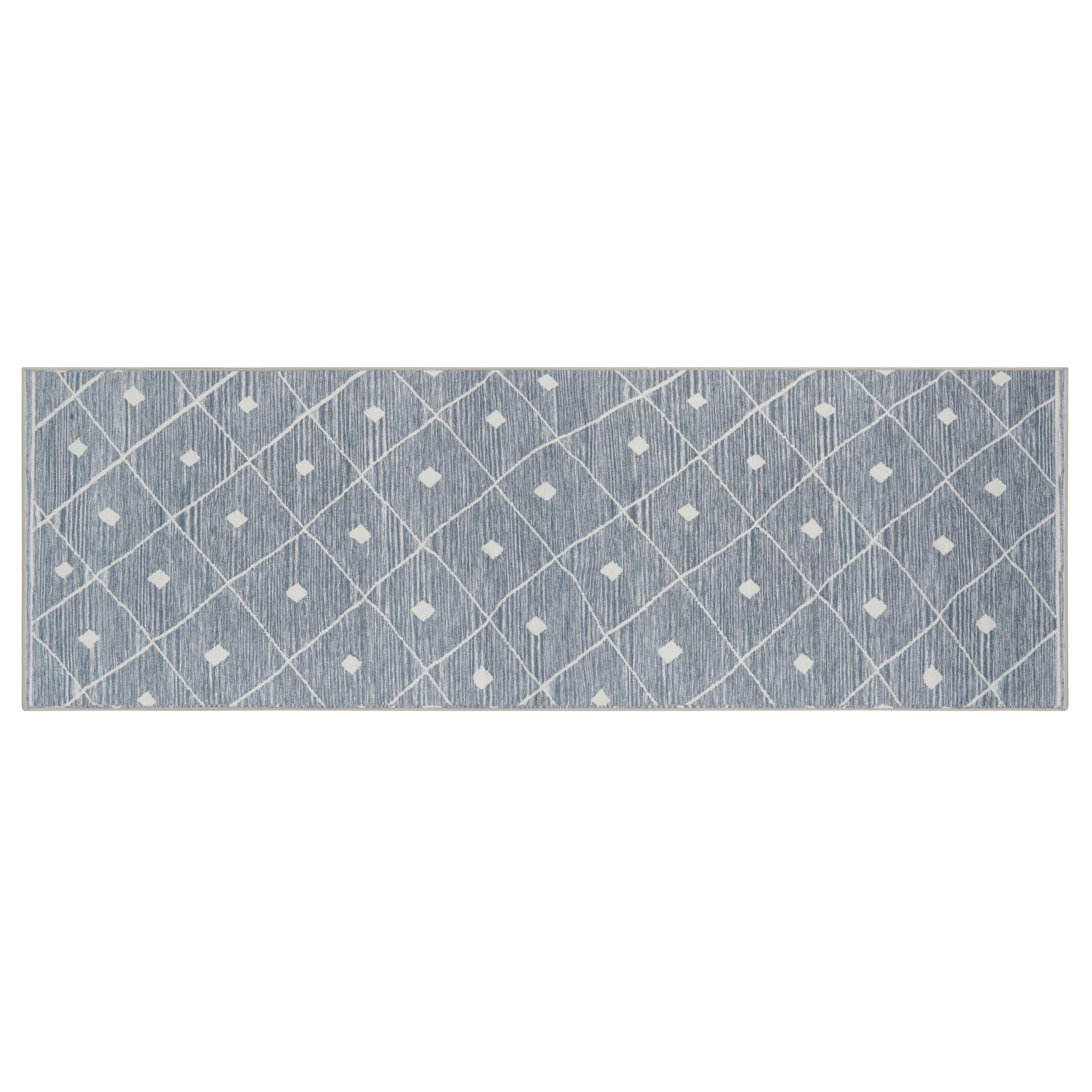 Blue Grey Seta Imagine Printed Chenille
