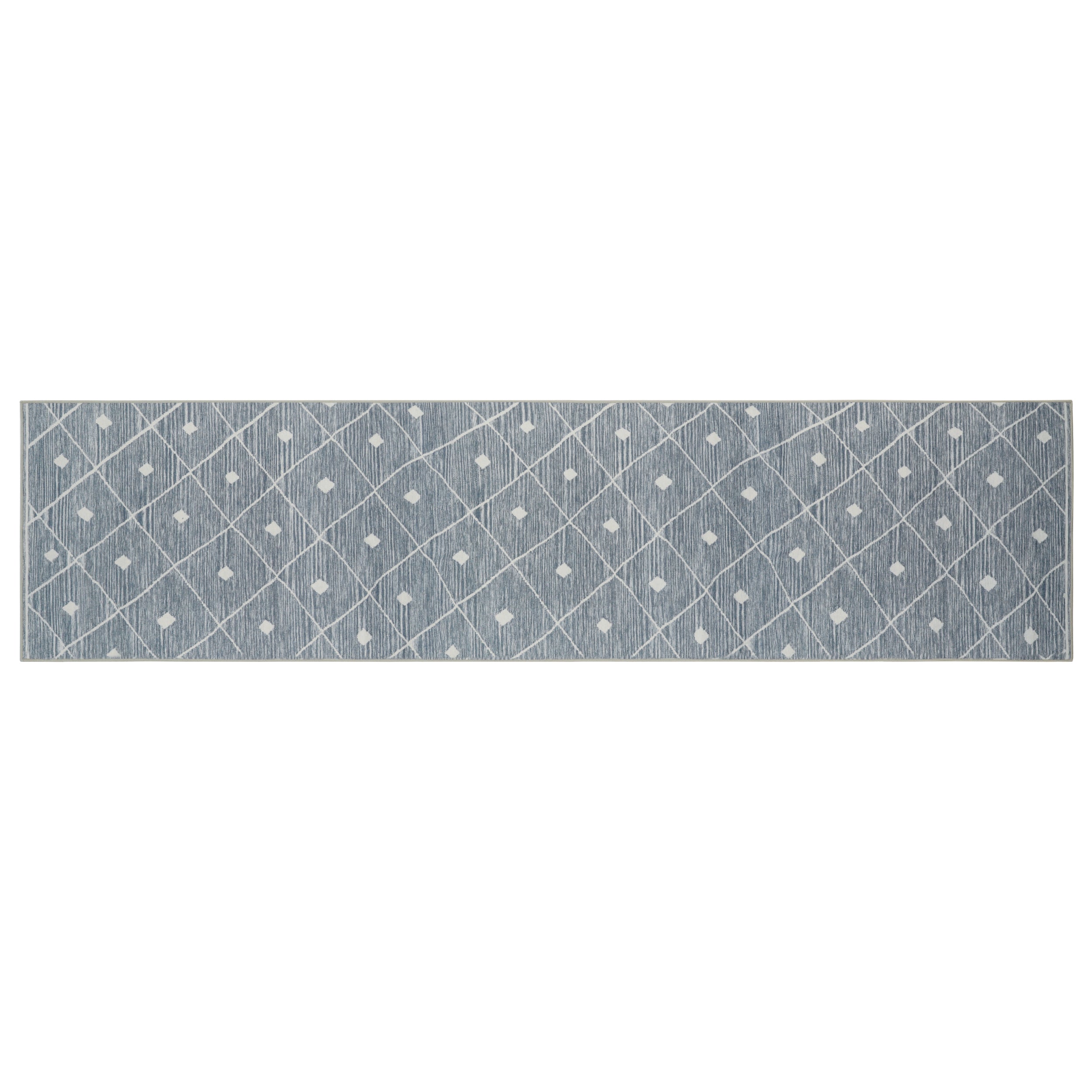 Blue Grey Seta Imagine Printed Chenille