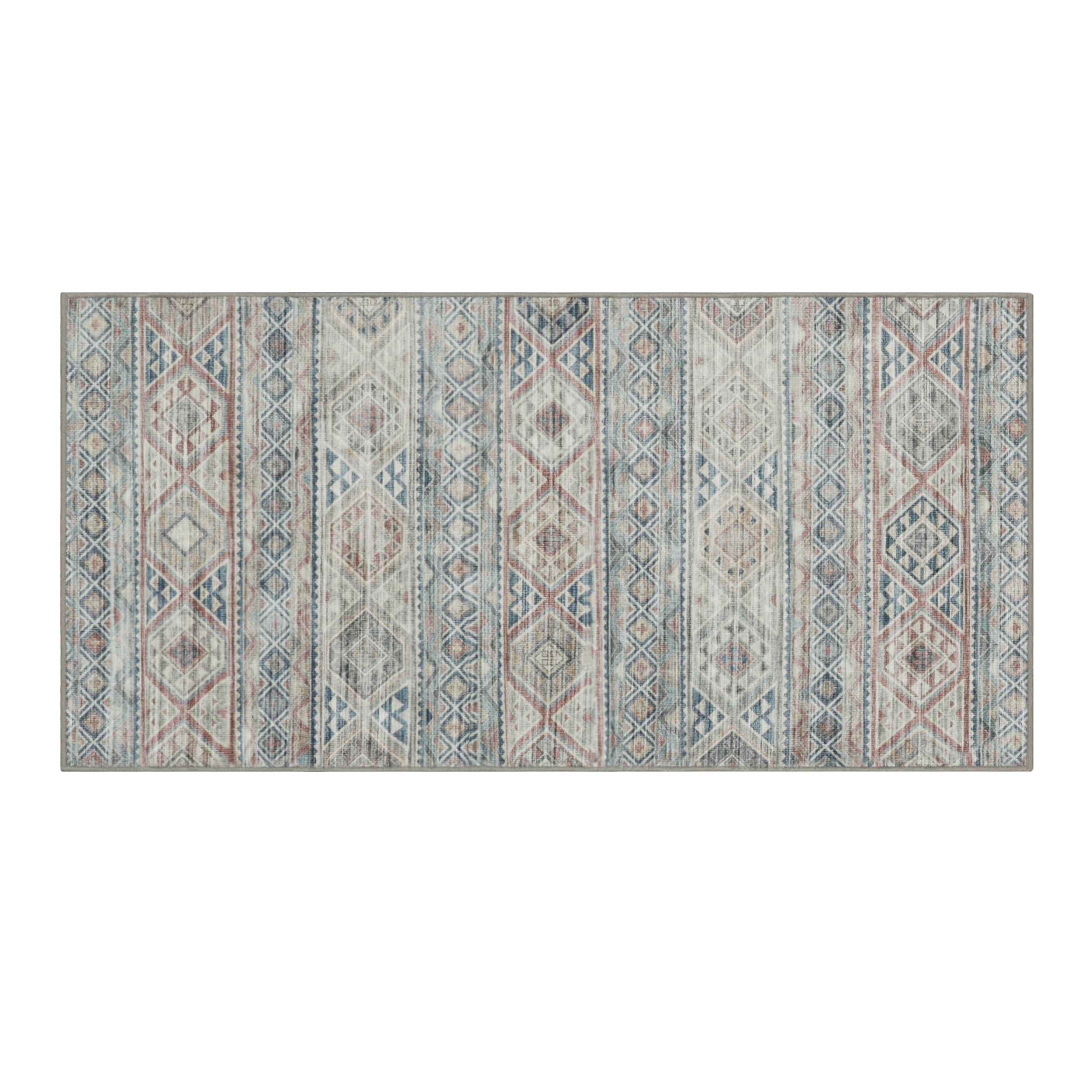 Bruno Geometric Washable Dream Mink Rugs