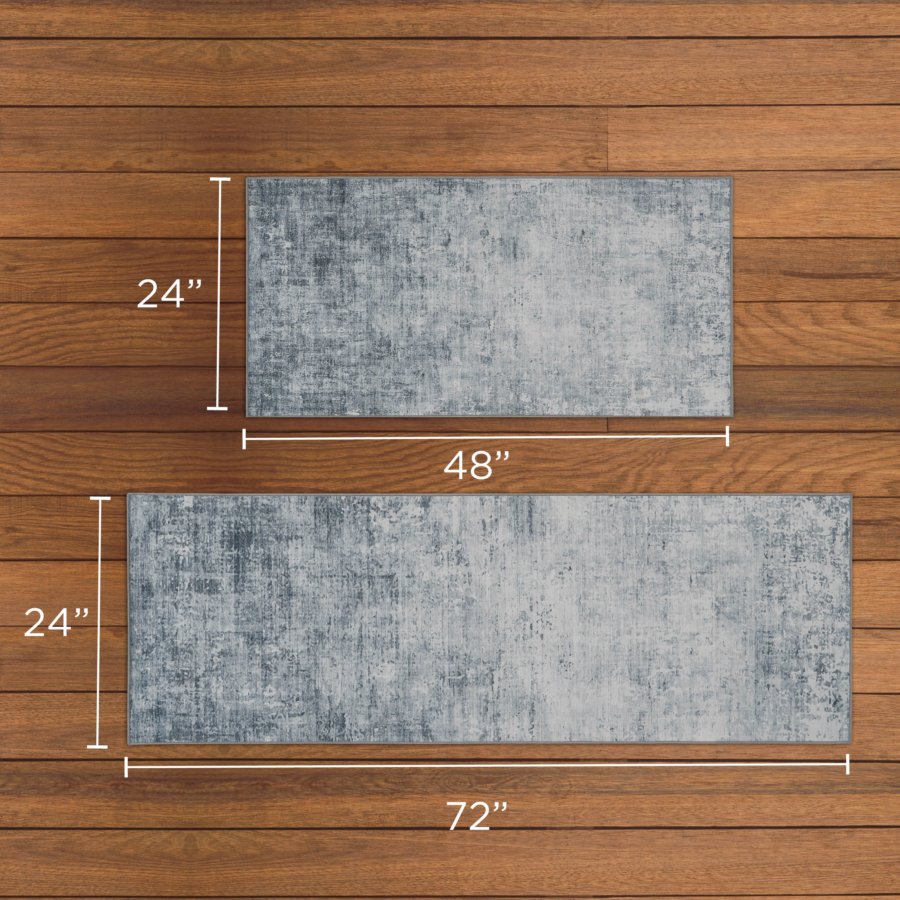 Blue Hazen Abstract Imagine Printed Chenille