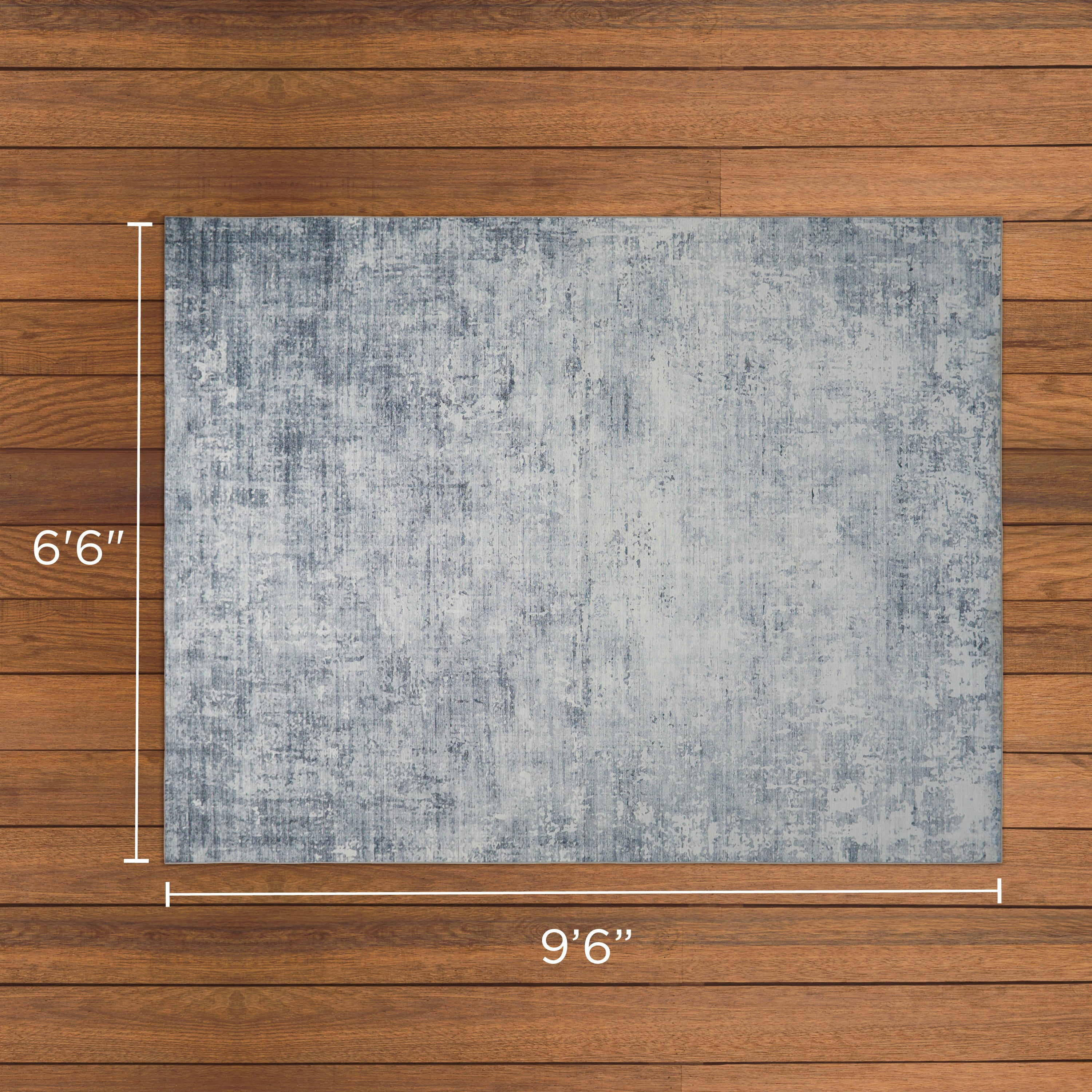 Blue Hazen Abstract Imagine Printed Chenille