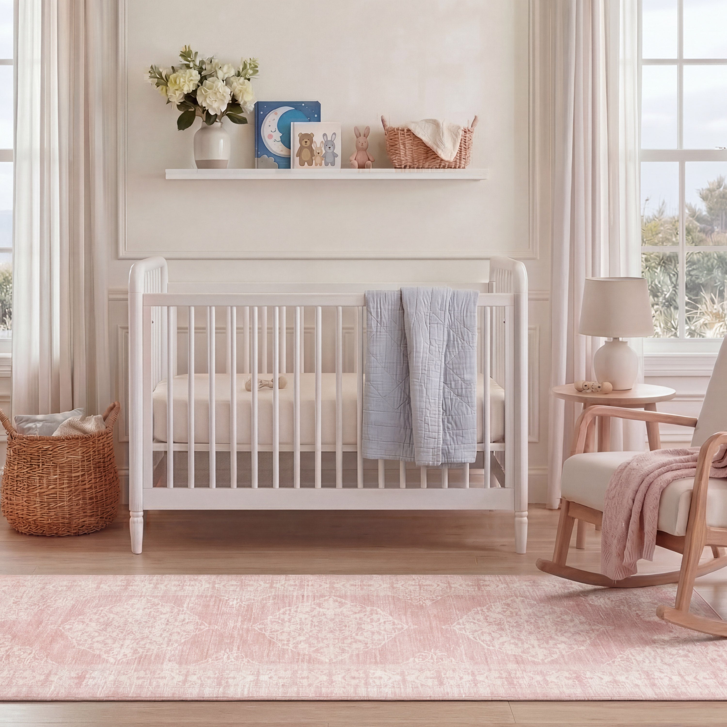 Wyatt & Ash Kids Finley Medallion Washable Rug