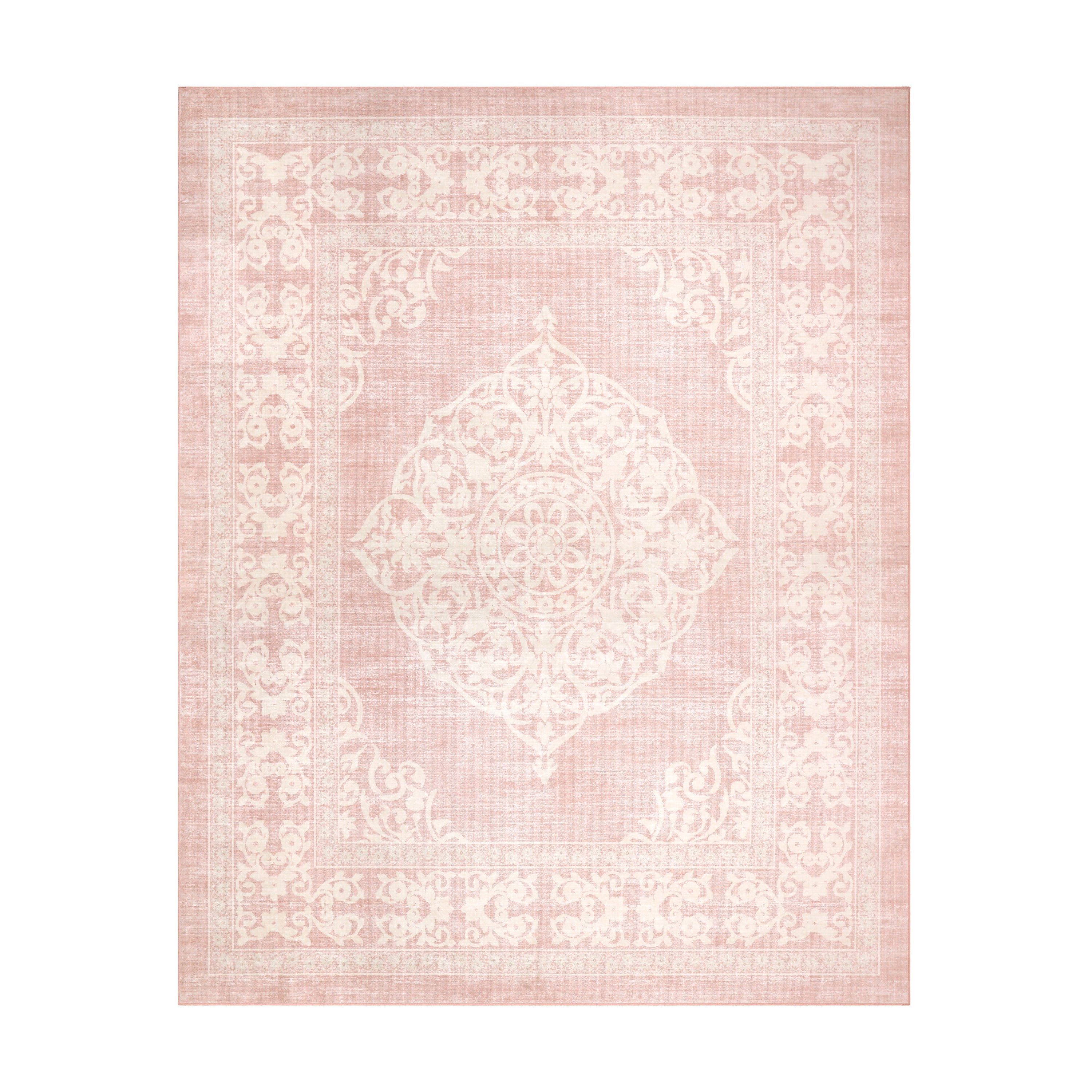 Wyatt & Ash Kids Finley Medallion Washable Rug