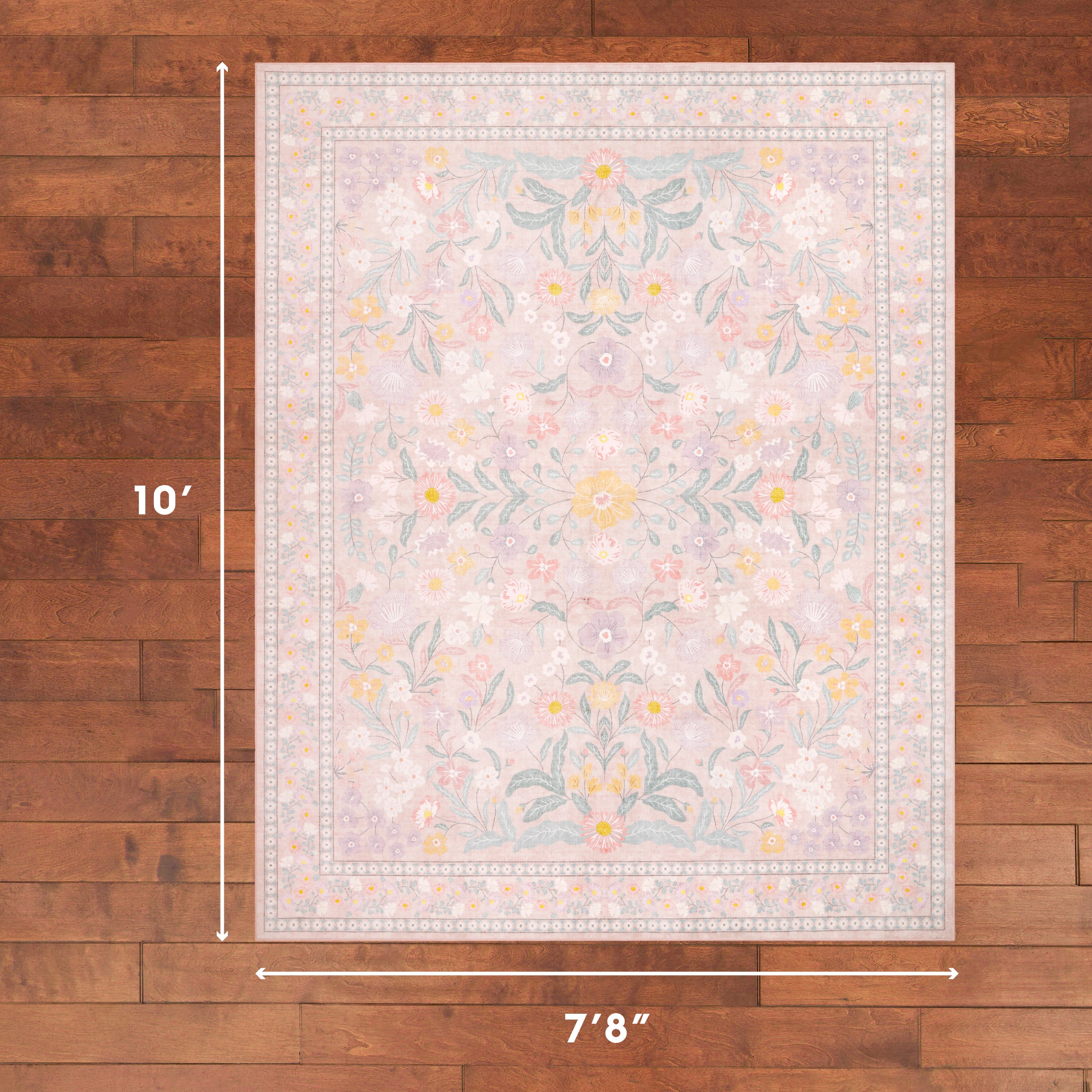 Wyatt & Ash Finley Floral Washable Rug
