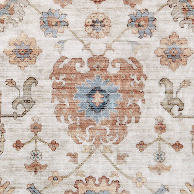 Dalileh Neutral Dream Mink Printed Chenille Rug