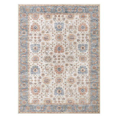 Dalileh Neutral Dream Mink Printed Chenille Rug