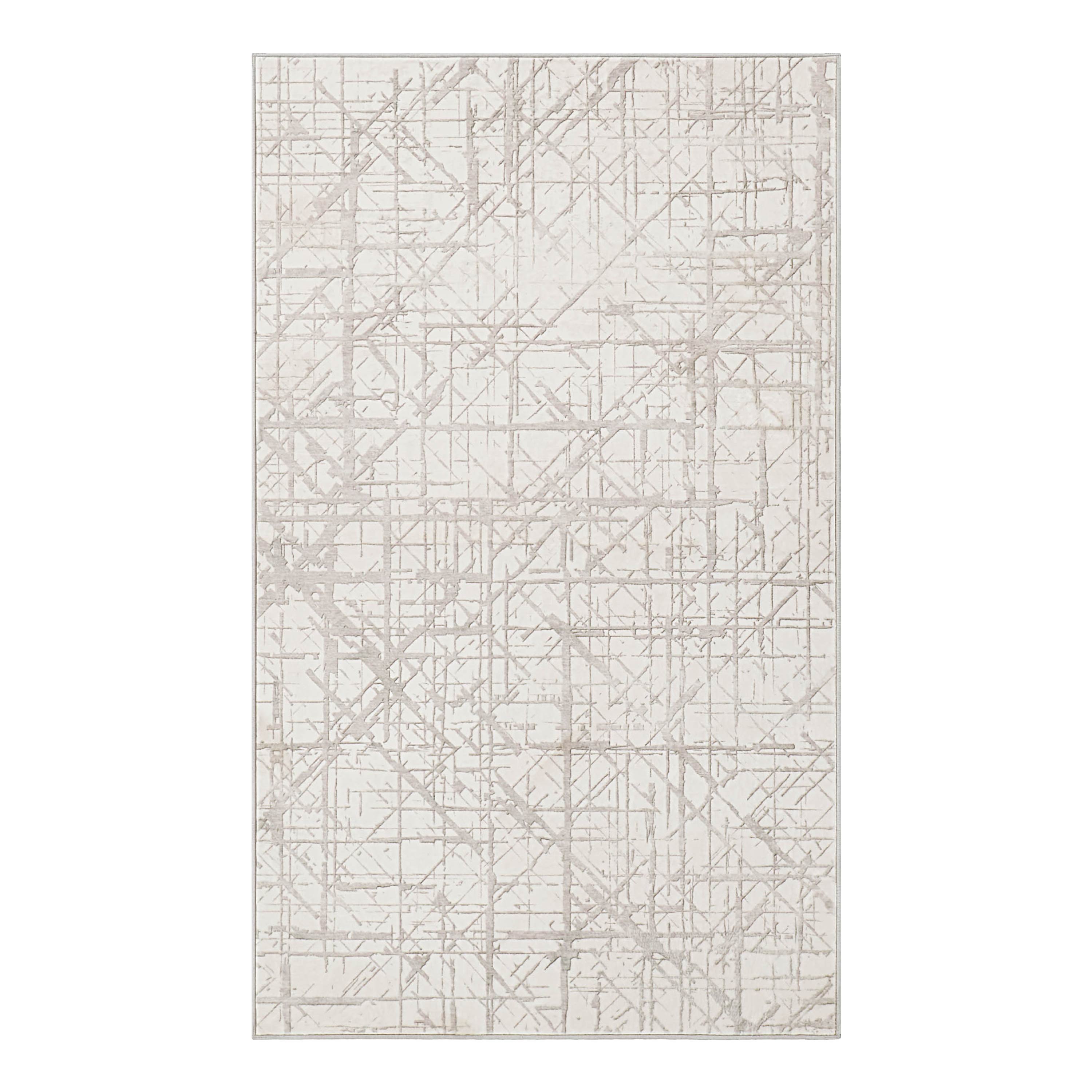 Aria Ivory Dream Mink Printed Chenille Rugs