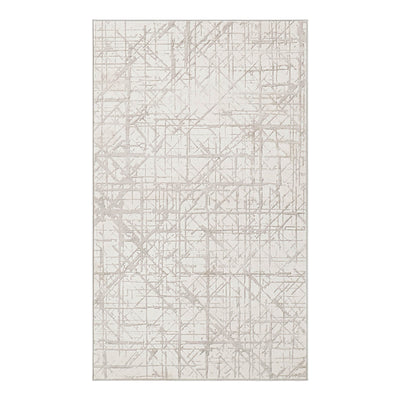 Aria Ivory Dream Mink Printed Chenille Rugs