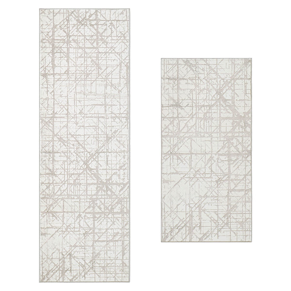 Aria Ivory Dream Mink Printed Chenille