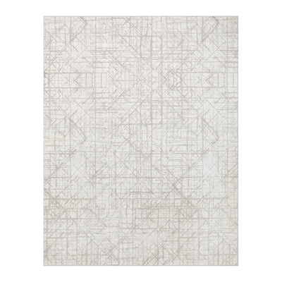 Aria Ivory Dream Mink Printed Chenille Rugs