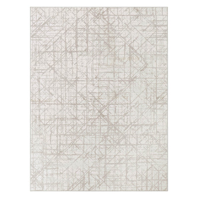 Aria Ivory Dream Mink Printed Chenille Rugs