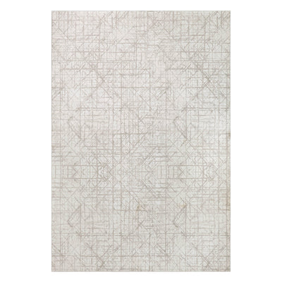 Aria Ivory Dream Mink Printed Chenille Rugs