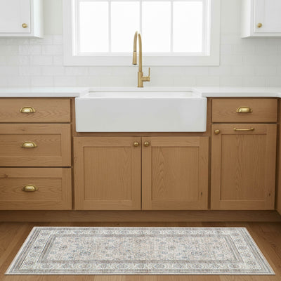 Finley Dream Mink Printed Chenille Rug