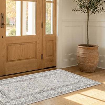 Finley Dream Mink Printed Chenille Rug