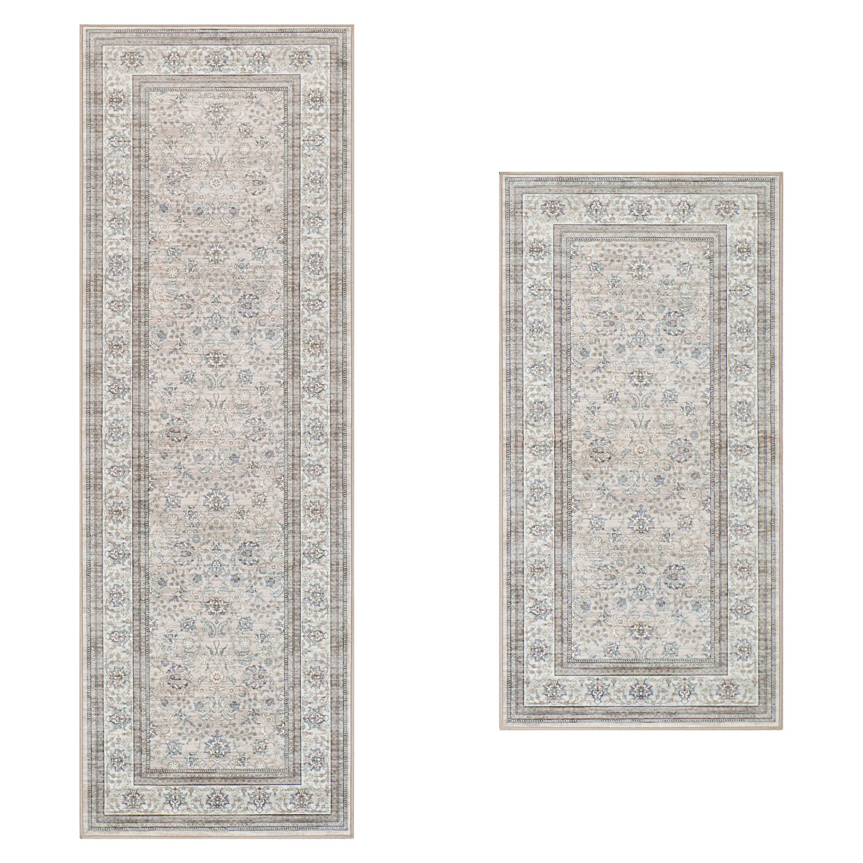 Finley Dream Mink Printed Chenille Rug