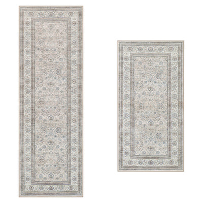 Finley Dream Mink Printed Chenille Rug
