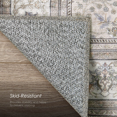 Finley Dream Mink Printed Chenille Rug