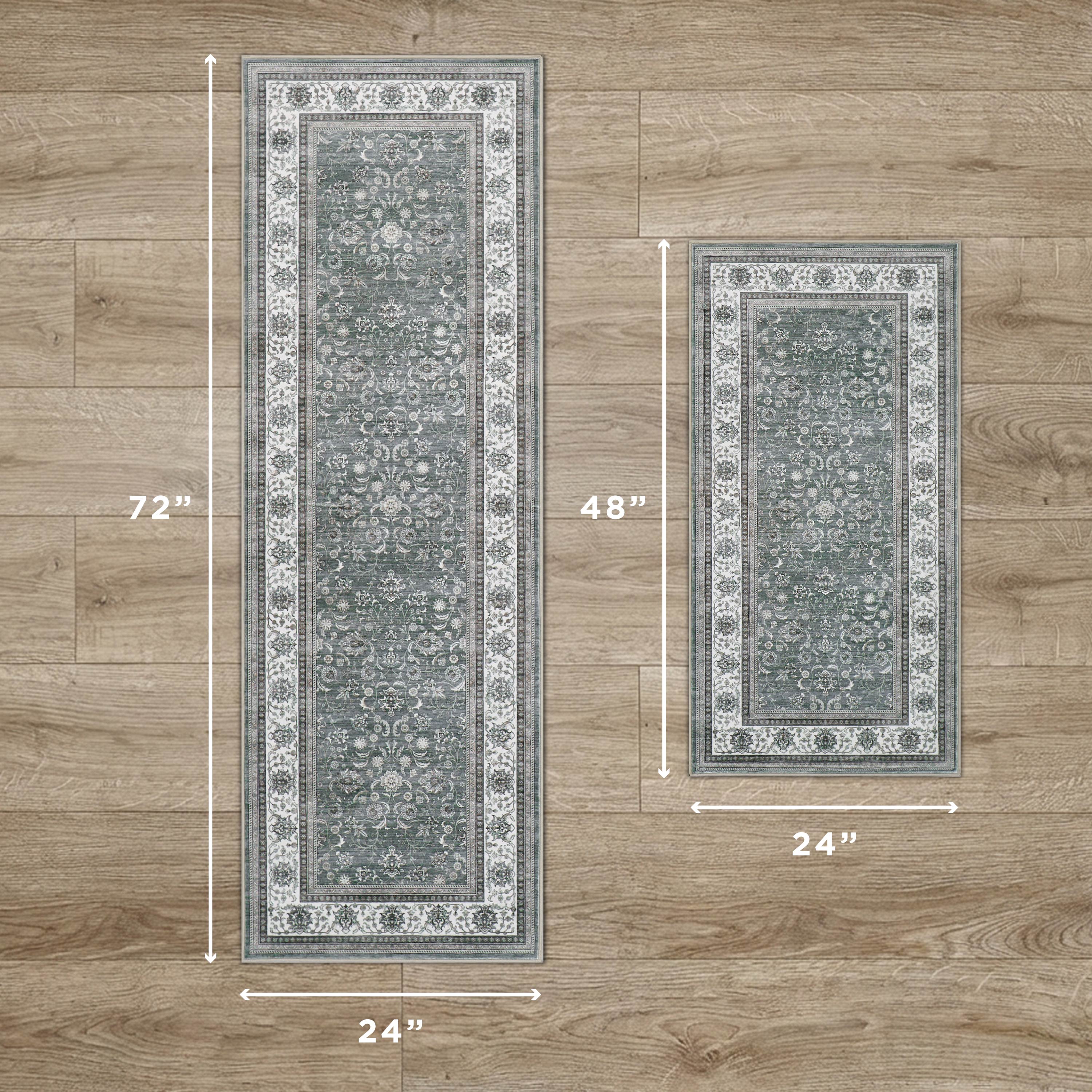 Finley Dream Mink Printed Chenille Rug