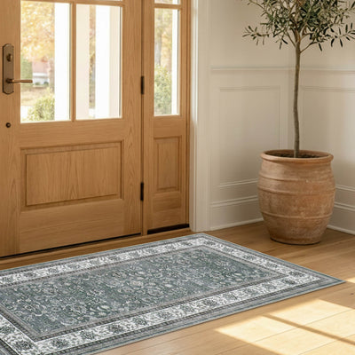 Finley Dream Mink Printed Chenille Rug