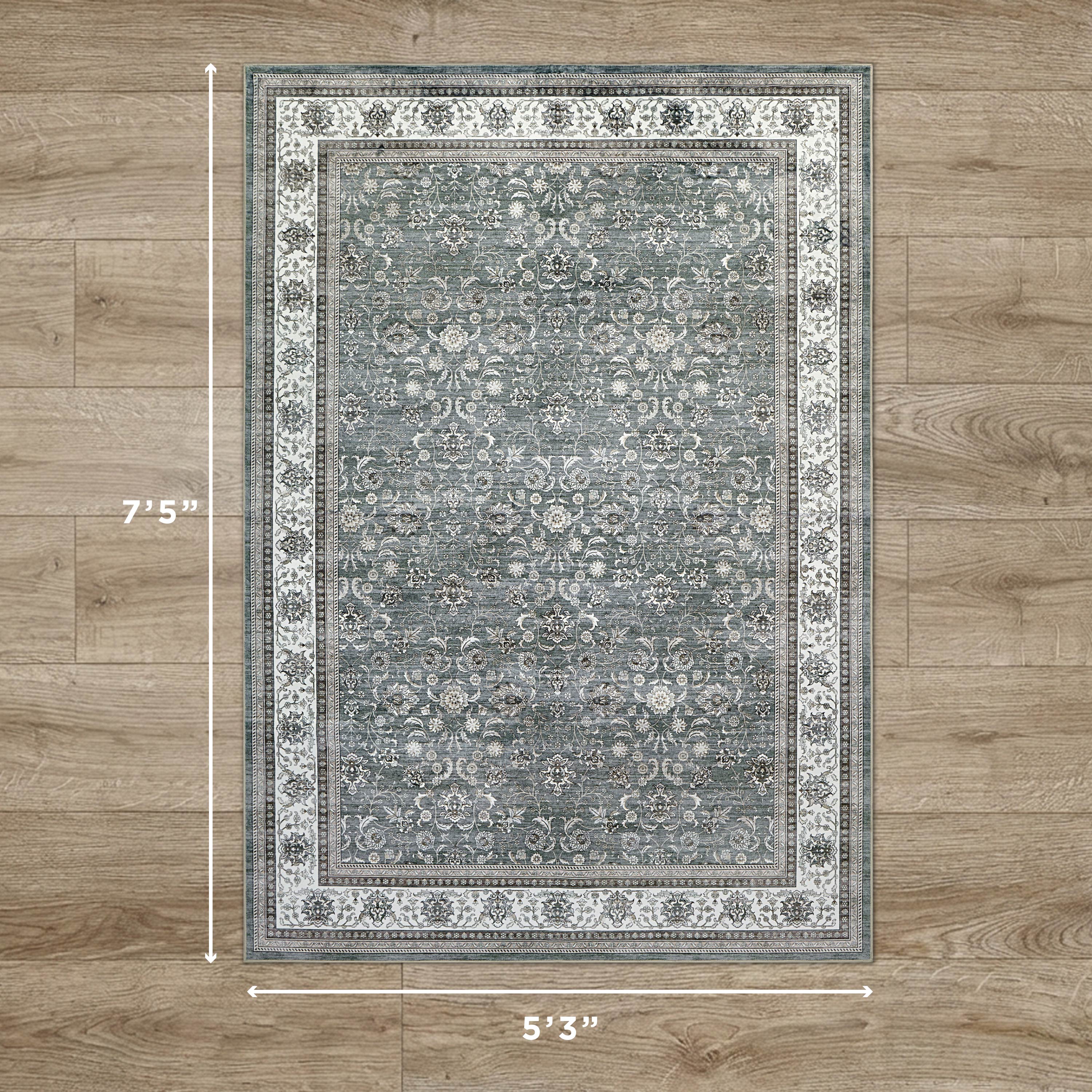 Finley Dream Mink Printed Chenille Rug