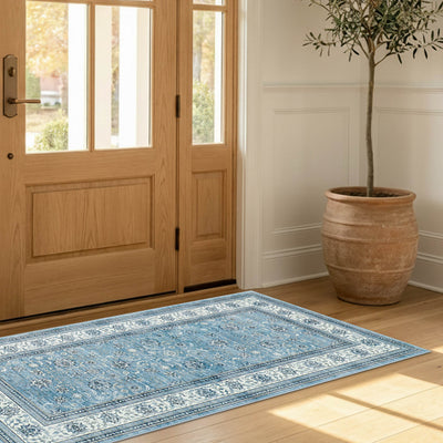Finley Dream Mink Printed Chenille Rug