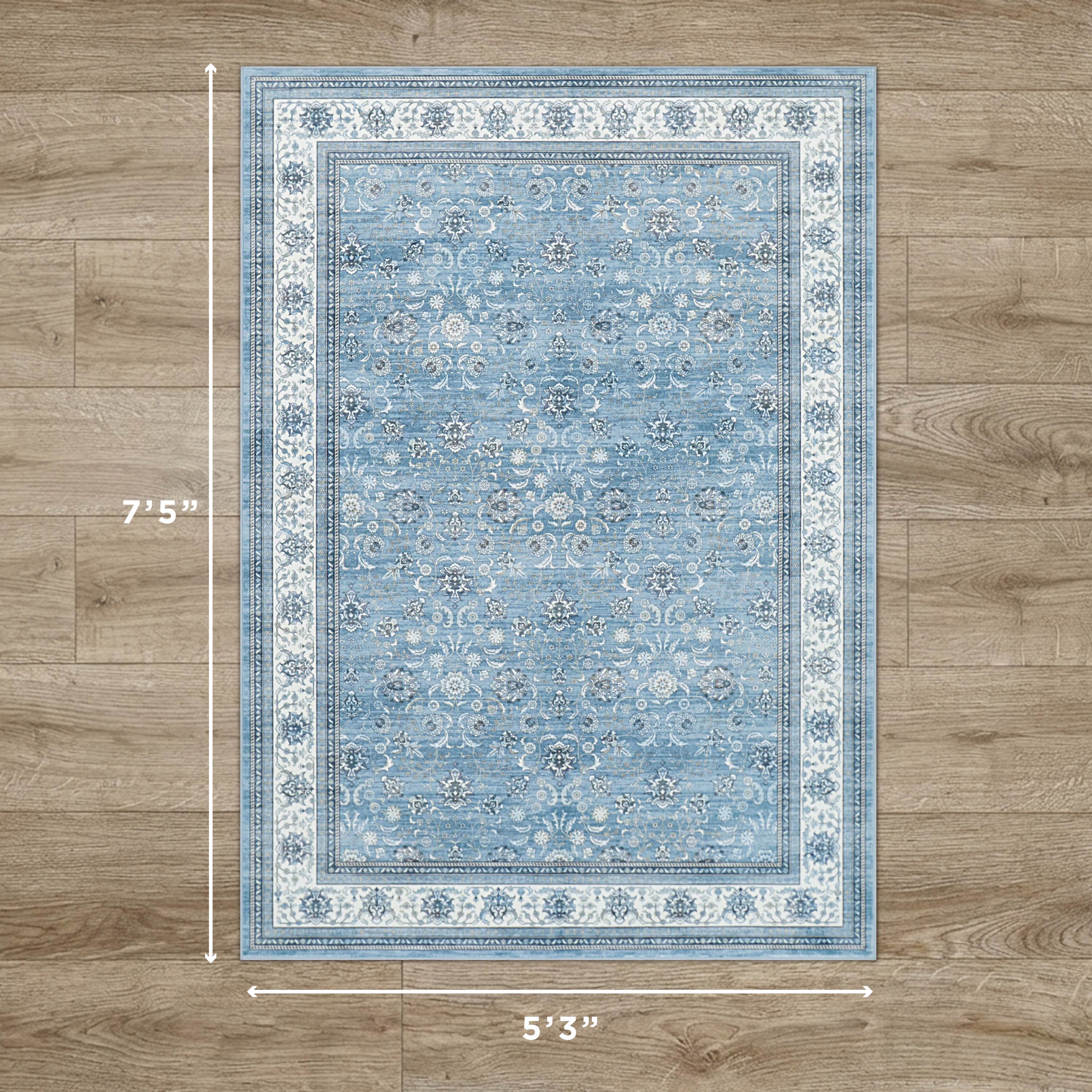 Finley Dream Mink Printed Chenille Rug