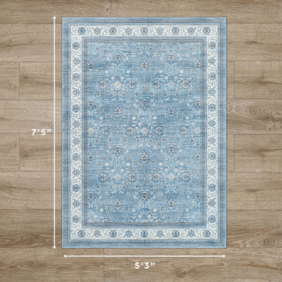 Finley Dream Mink Printed Chenille Rug