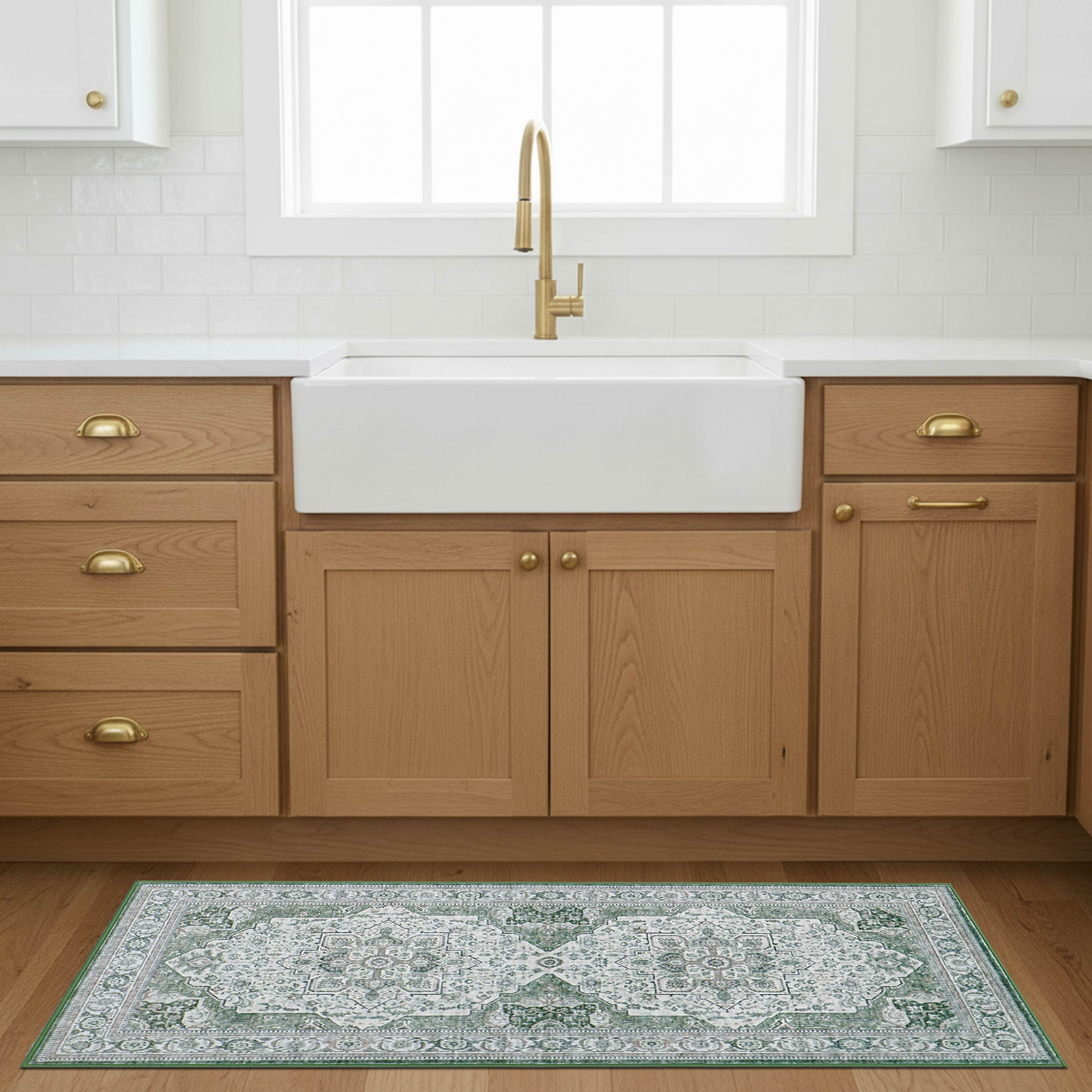 Rylan Dream Mink Printed Chenille Rugs