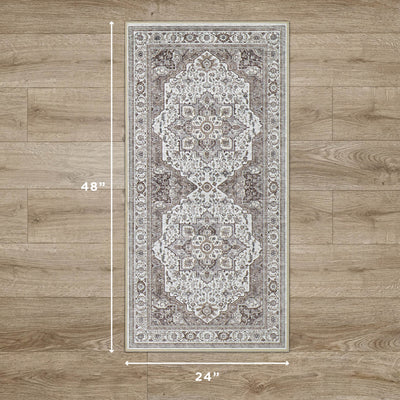 Rylan Dream Mink Printed Chenille Rugs