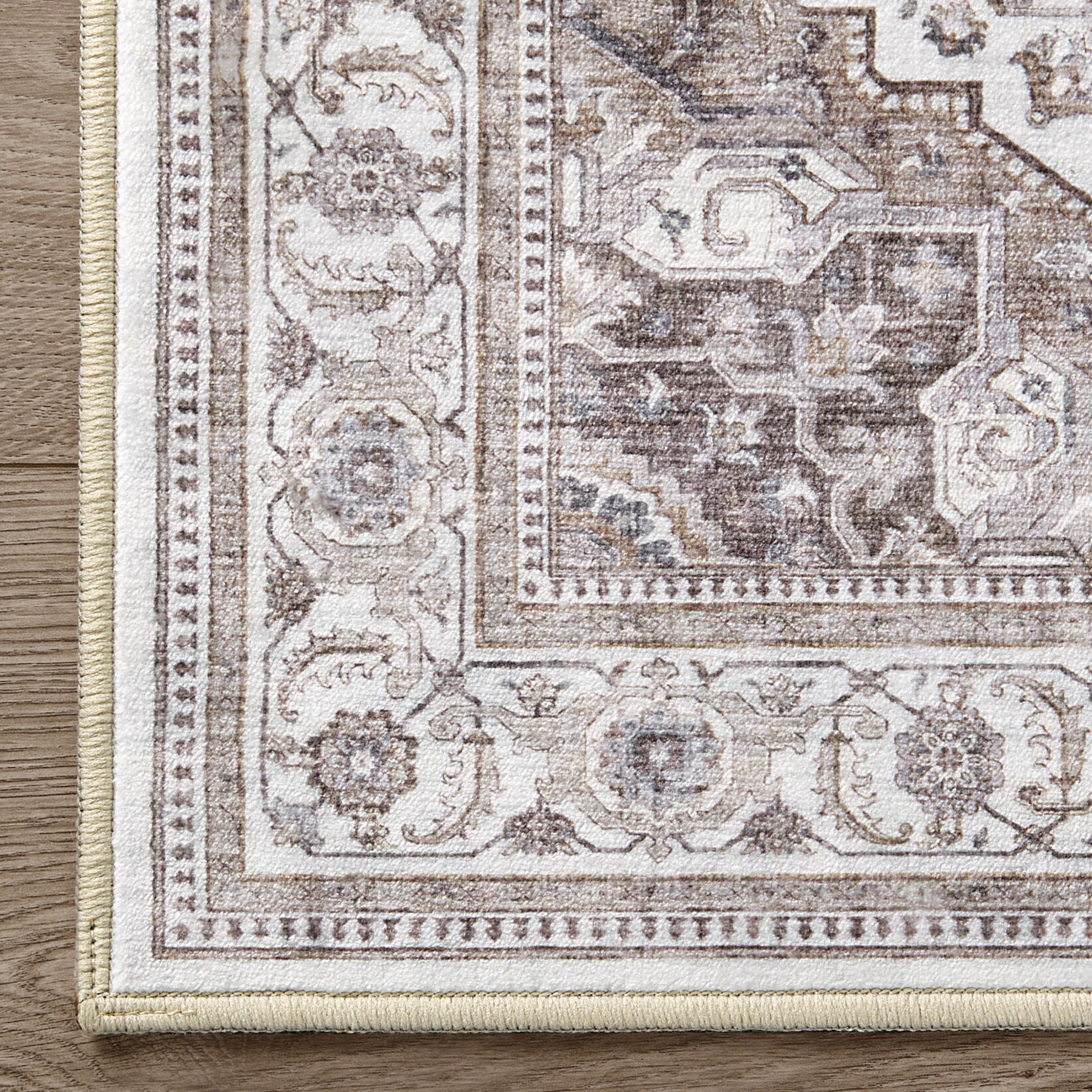 Rylan Dream Mink Printed Chenille Rugs