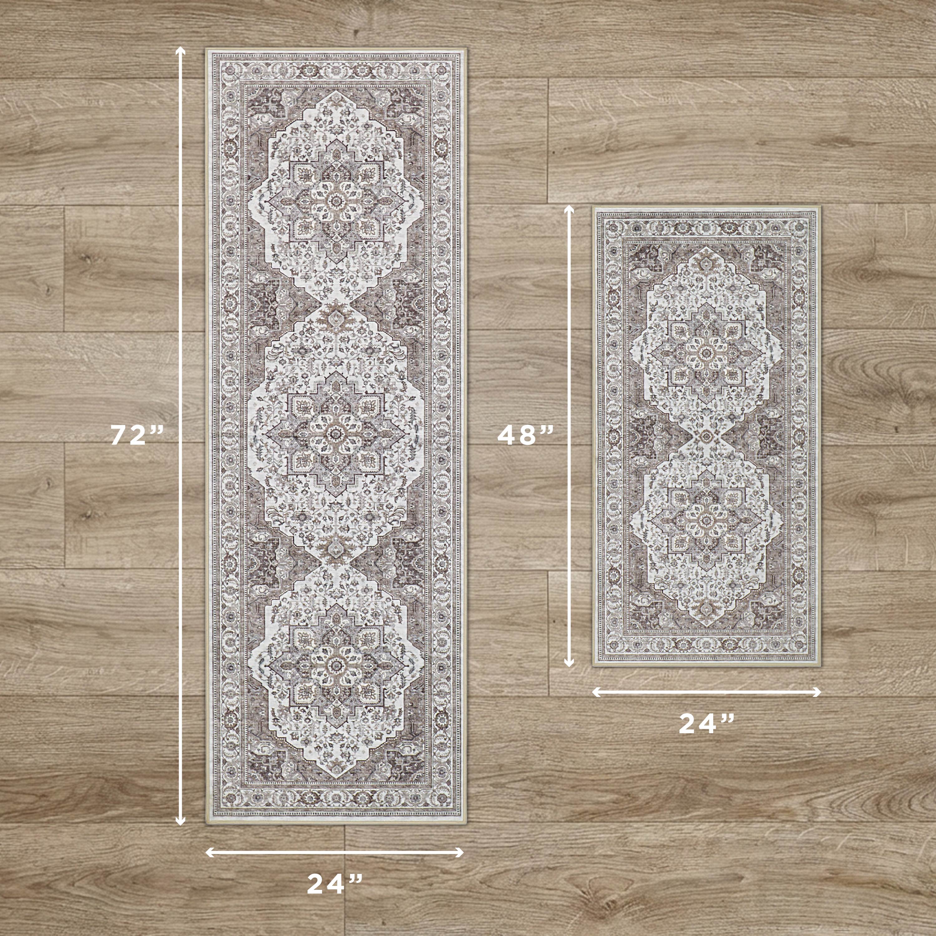 Rylan Dream Mink Printed Chenille Rugs