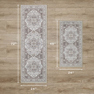 Rylan Dream Mink Printed Chenille Rugs