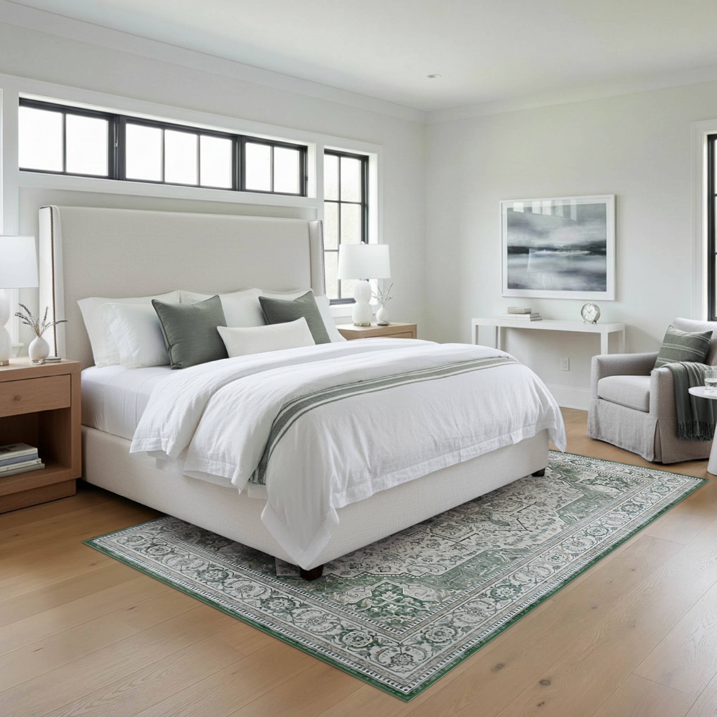 Rylan Dream Mink Printed Chenille Rugs